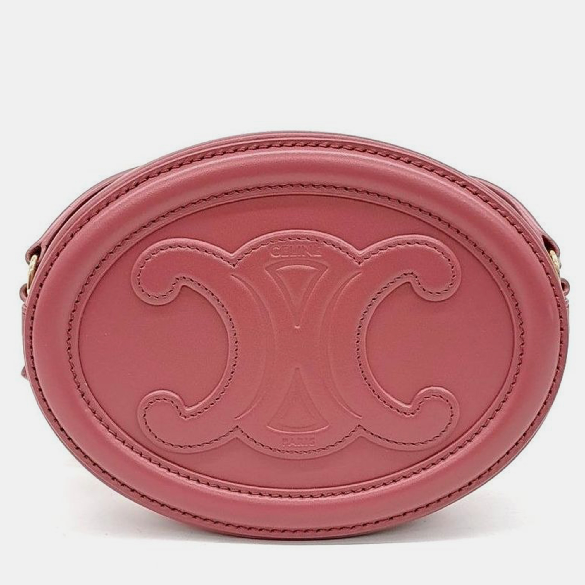 

Celine Crossbody Oval Pulse Bag, Pink