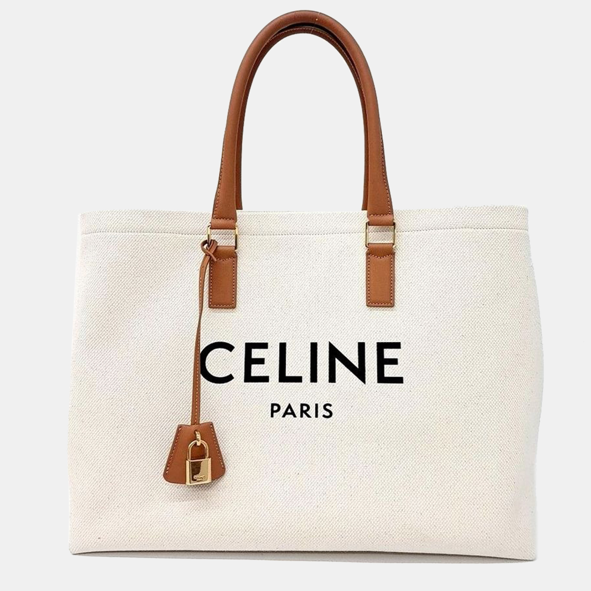 Pre-owned Celine Horizontal Cabas Bag In Beige