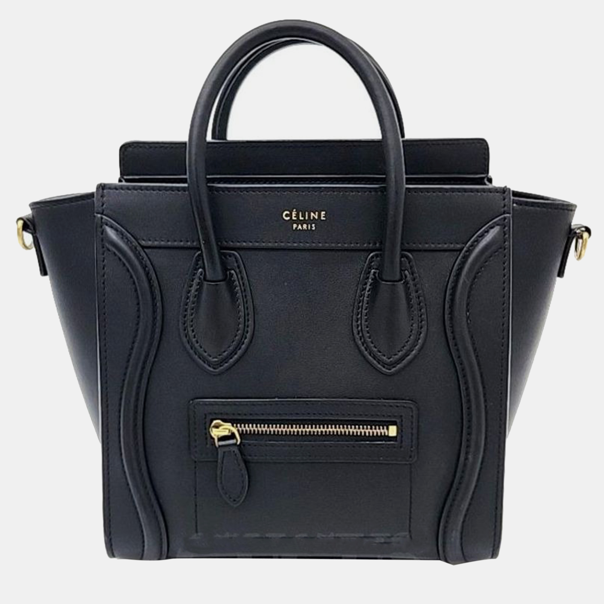 

Celine Nano Luggage Bag, Black