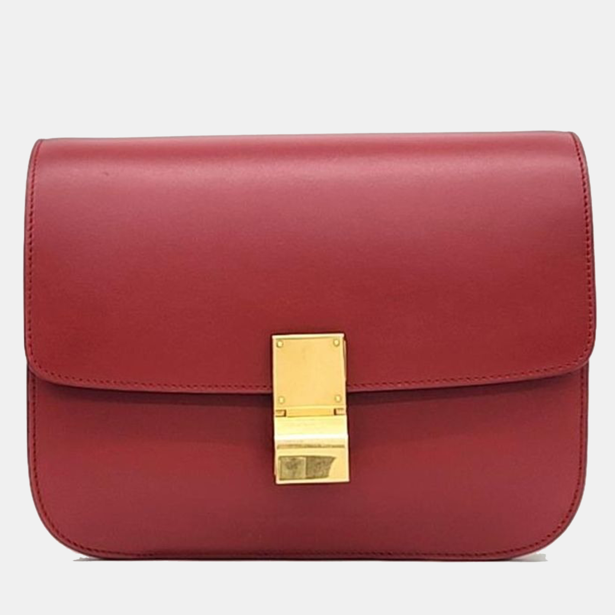 

Celine Classic Box Medium Bag, Red