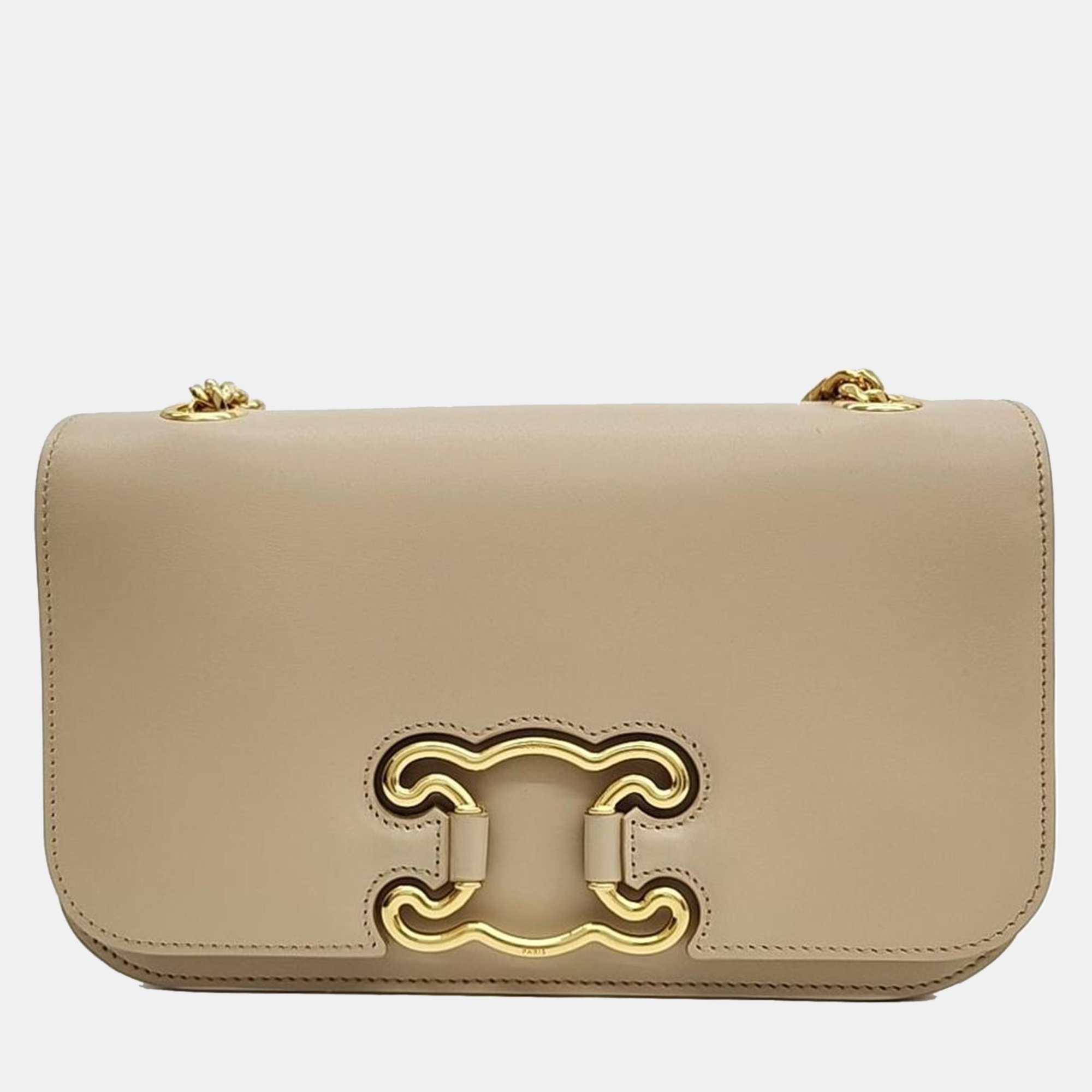 

Celine Triope frame bag, Beige