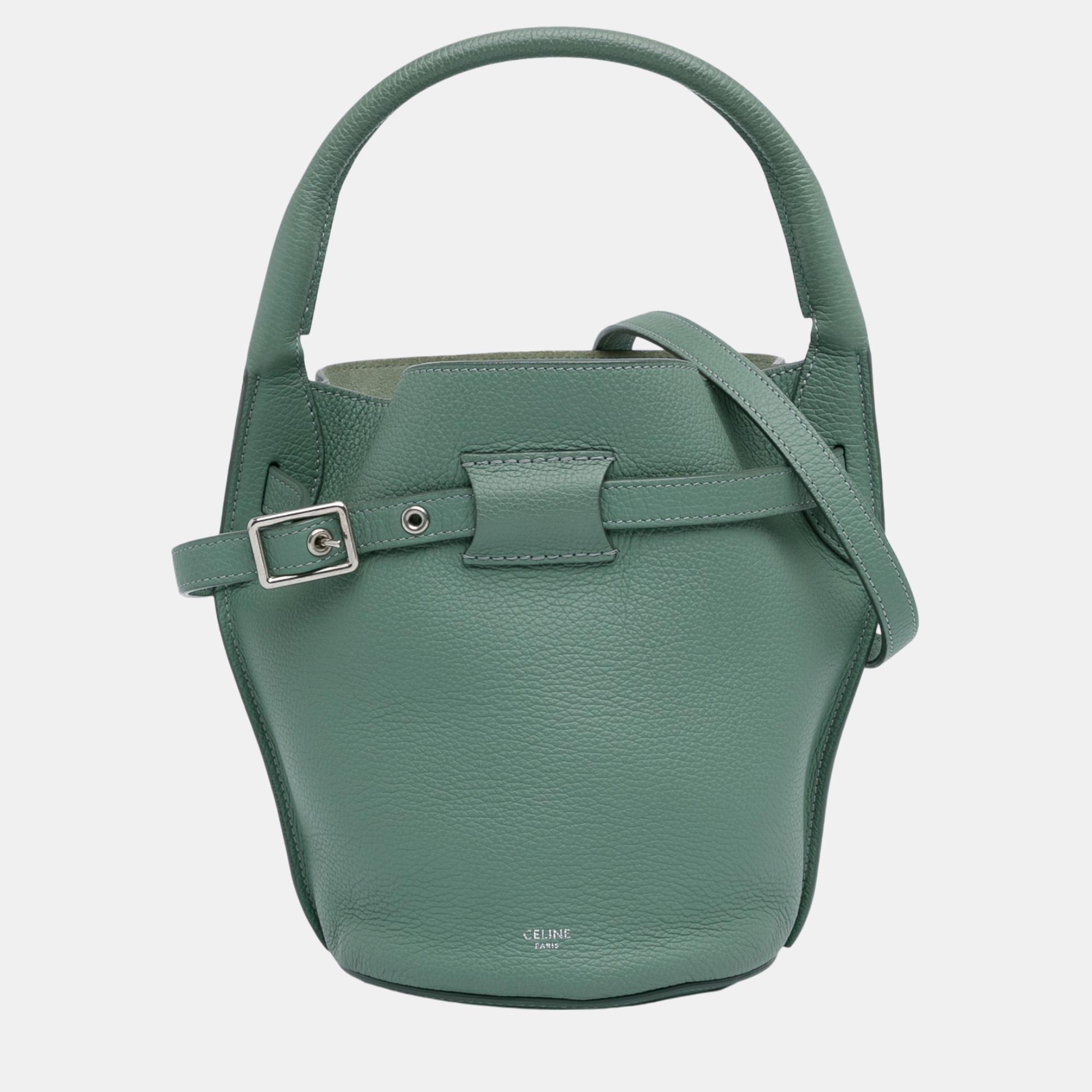 

Celine Nano Big Bucket Bag, Green