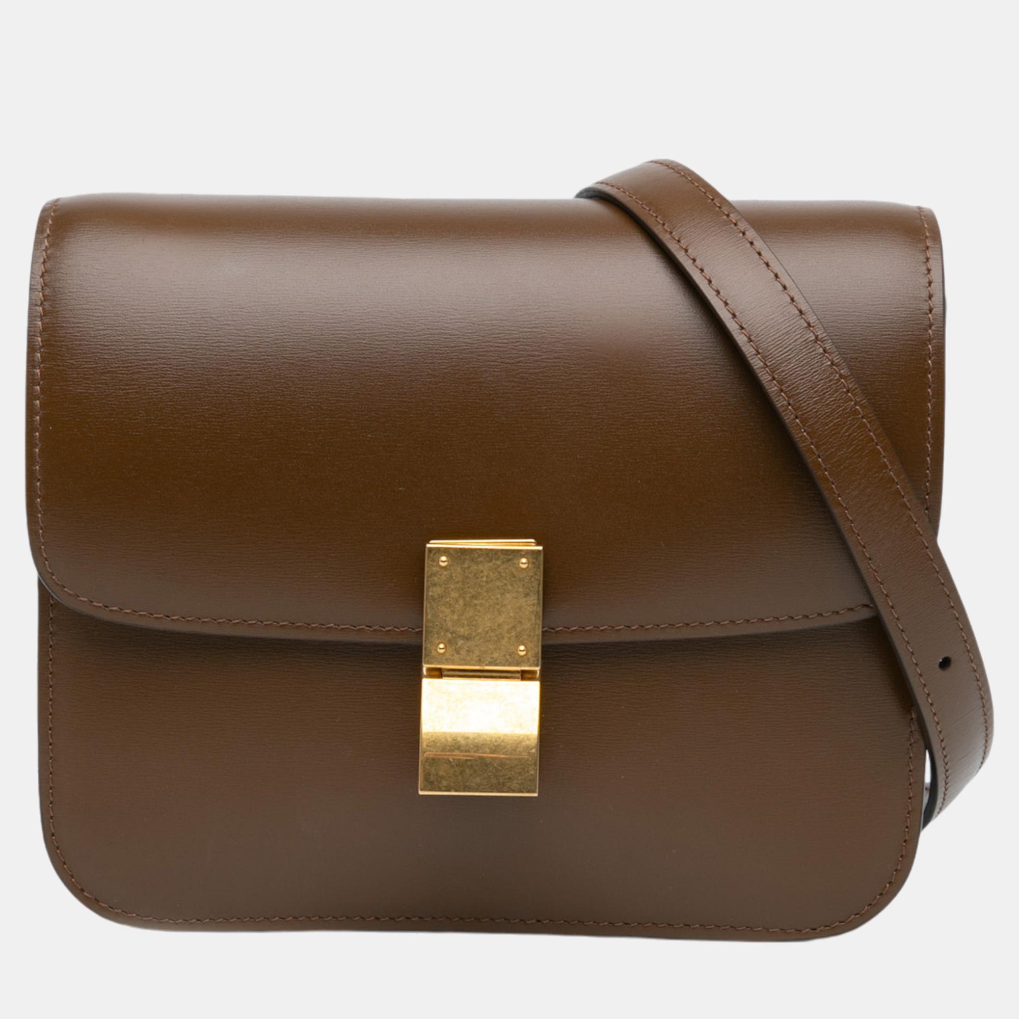 

Celine Brown Teen Calfskin Classic Box