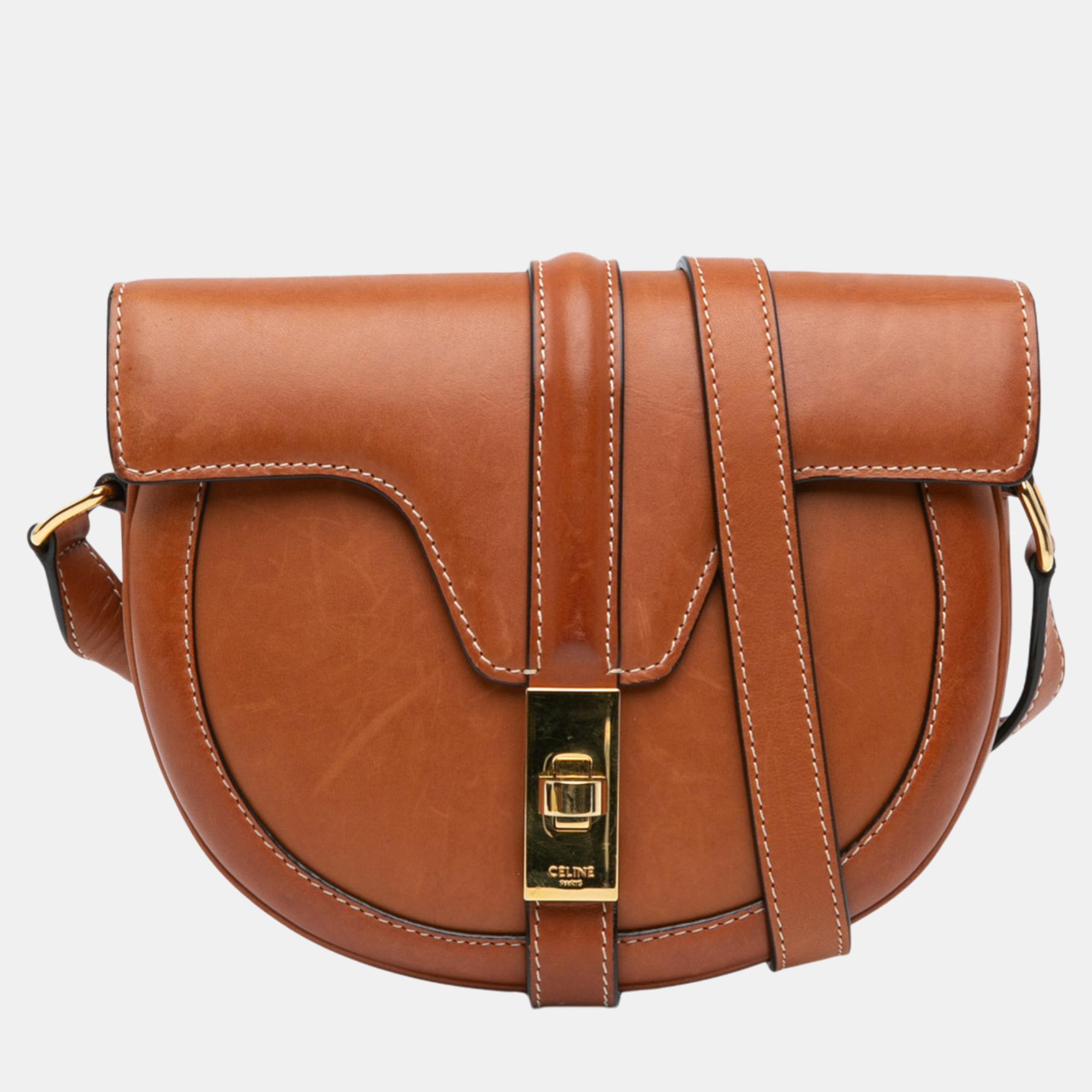 

Celine Brown Small Calfskin Besace 16 Crossbody