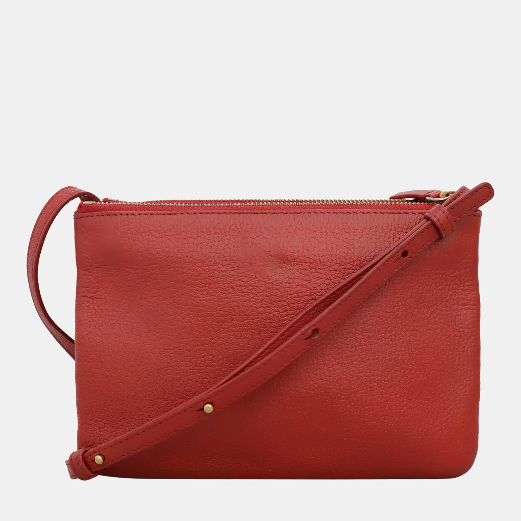 

Celine Trio Crossbody Bag, Red