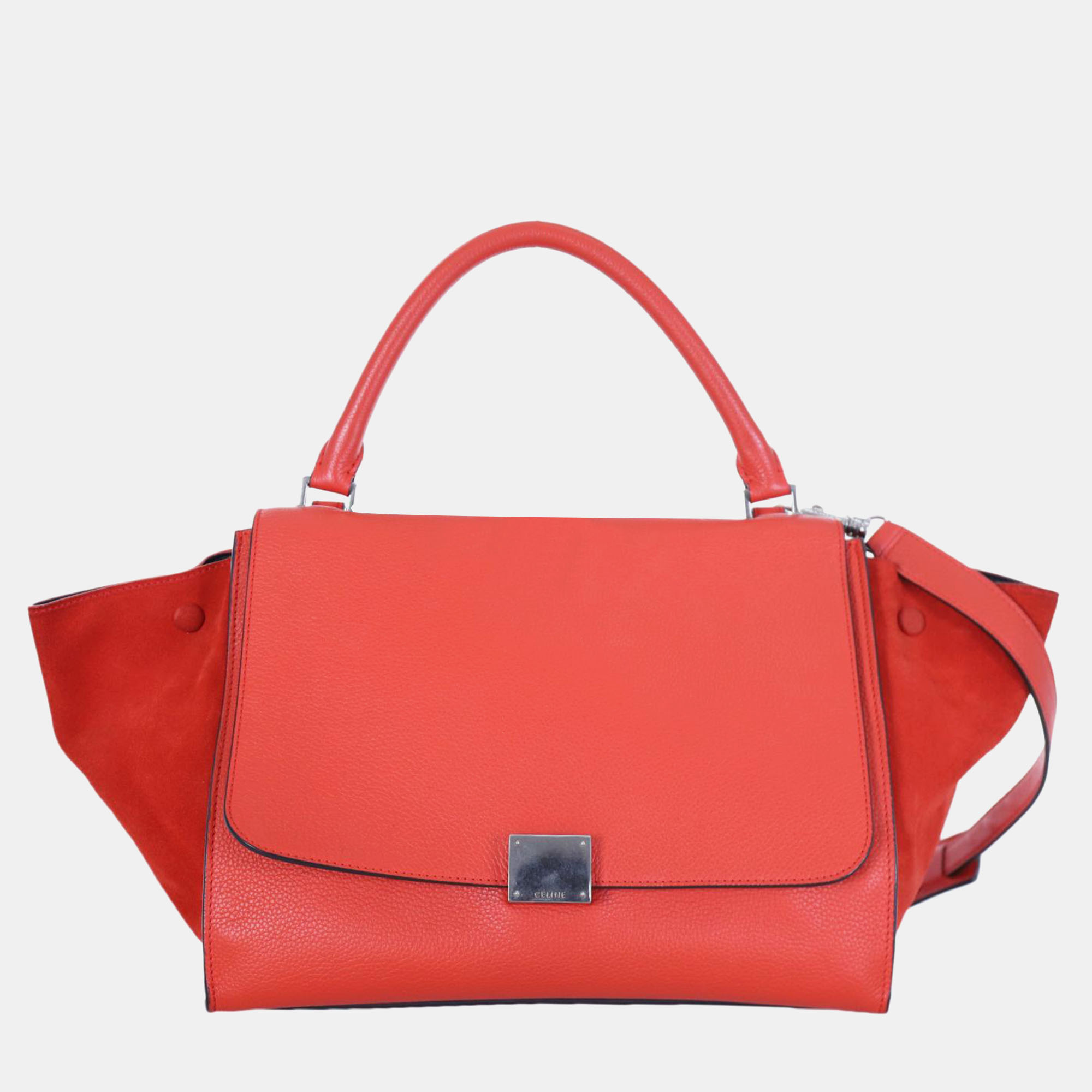 

Celine Medium Trapeze Bag, Red