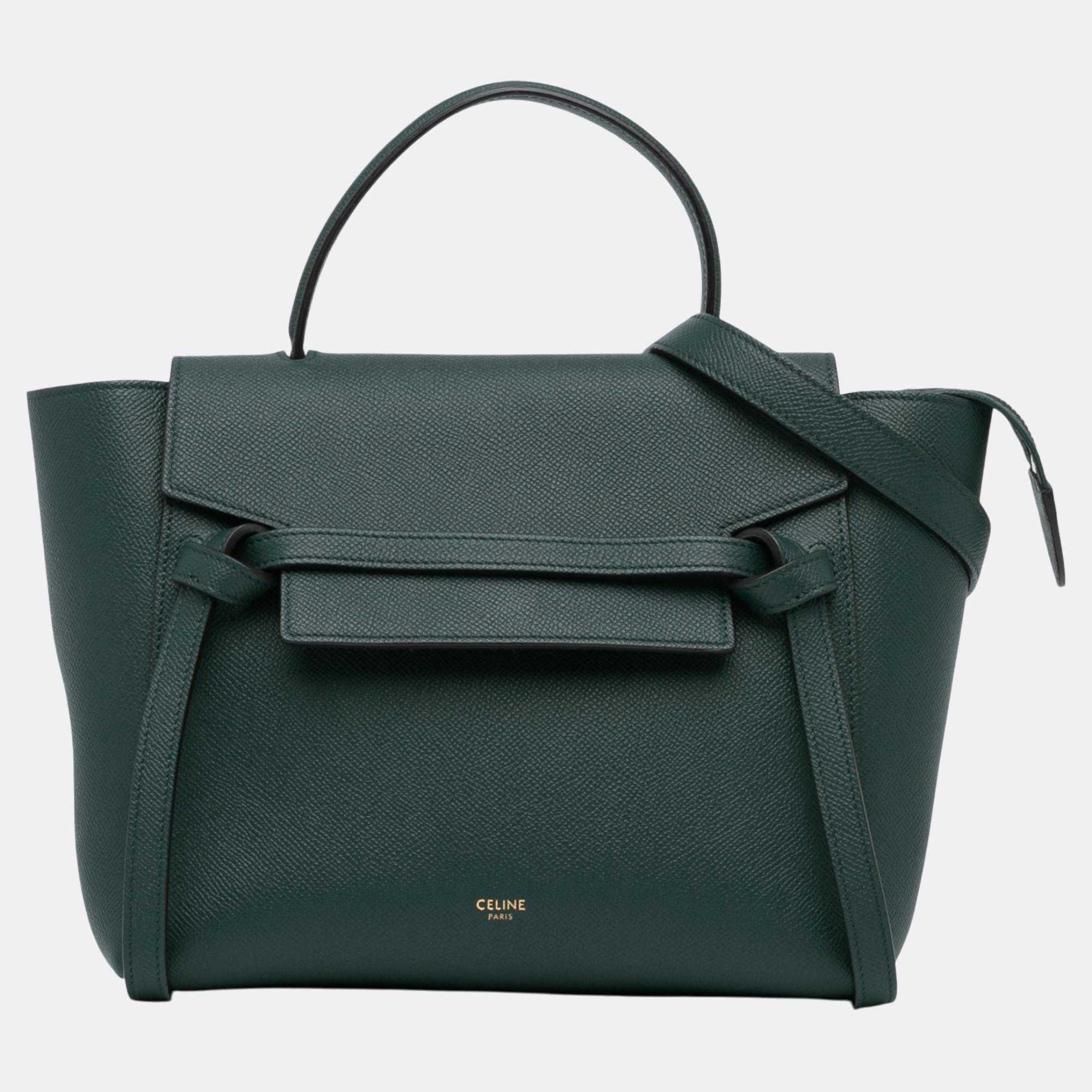 

Celine Green Micro Belt Bag