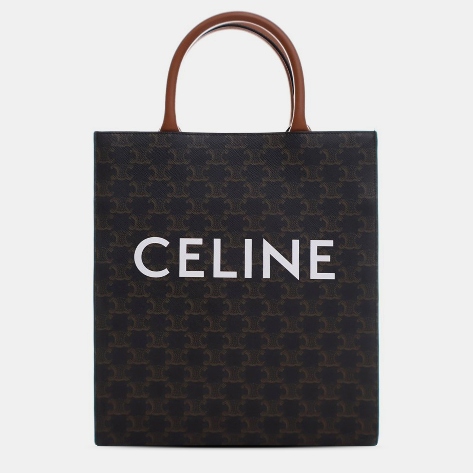 

Celine Small Triomphe Cabas Vertical Tote, Black