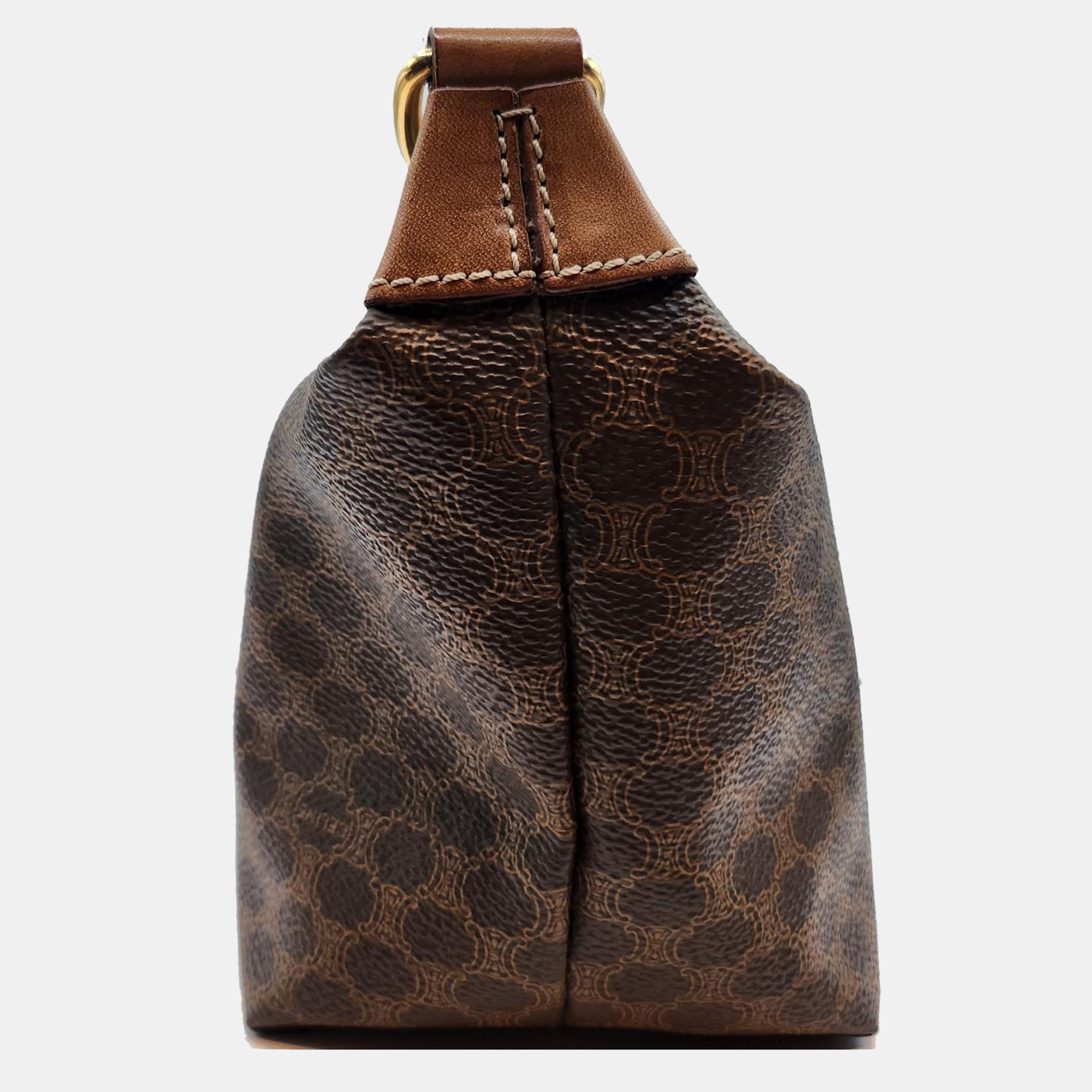 Celine Vintage Macadam Mini Pochette Handbag 
