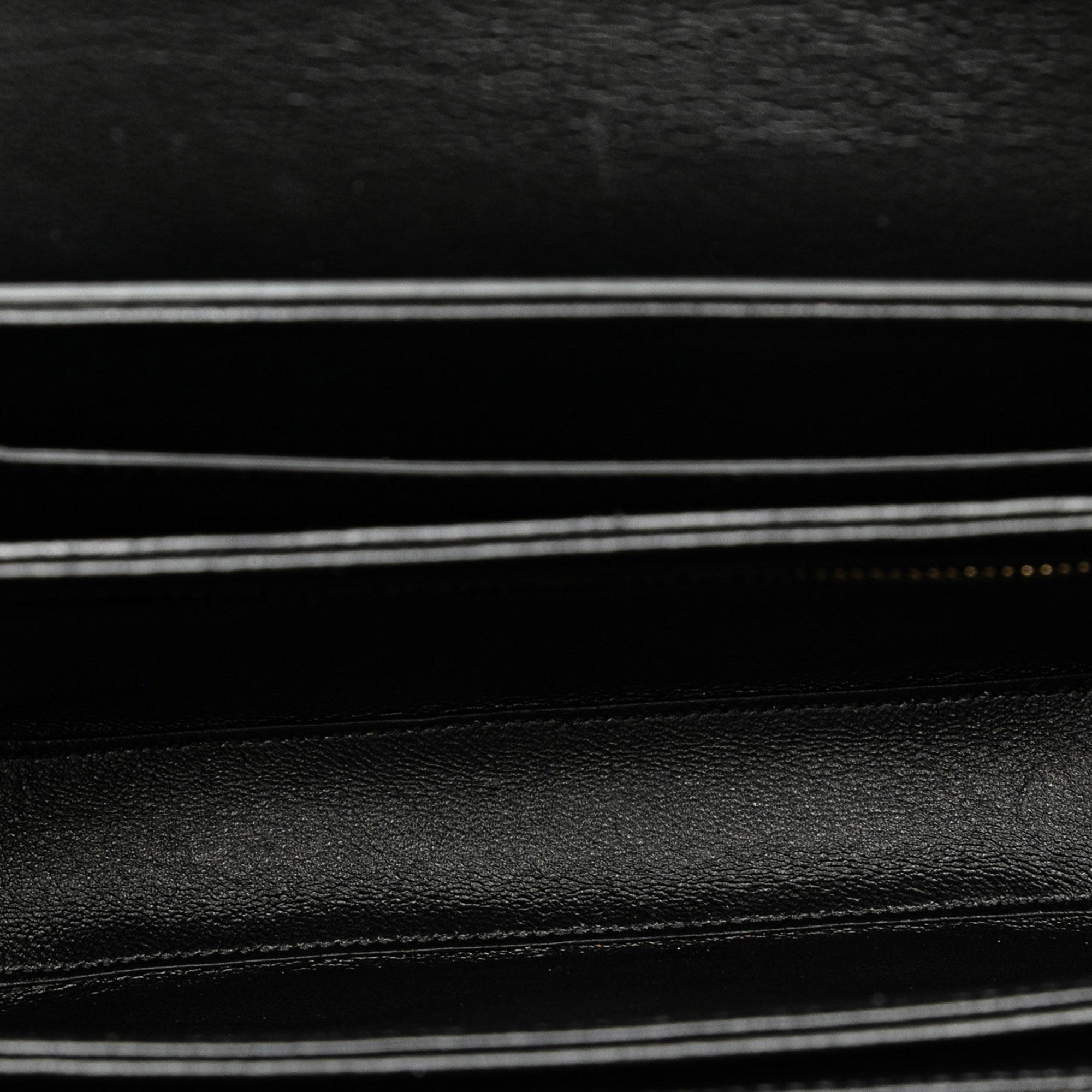 Celine Black Medium Leather C Bag 