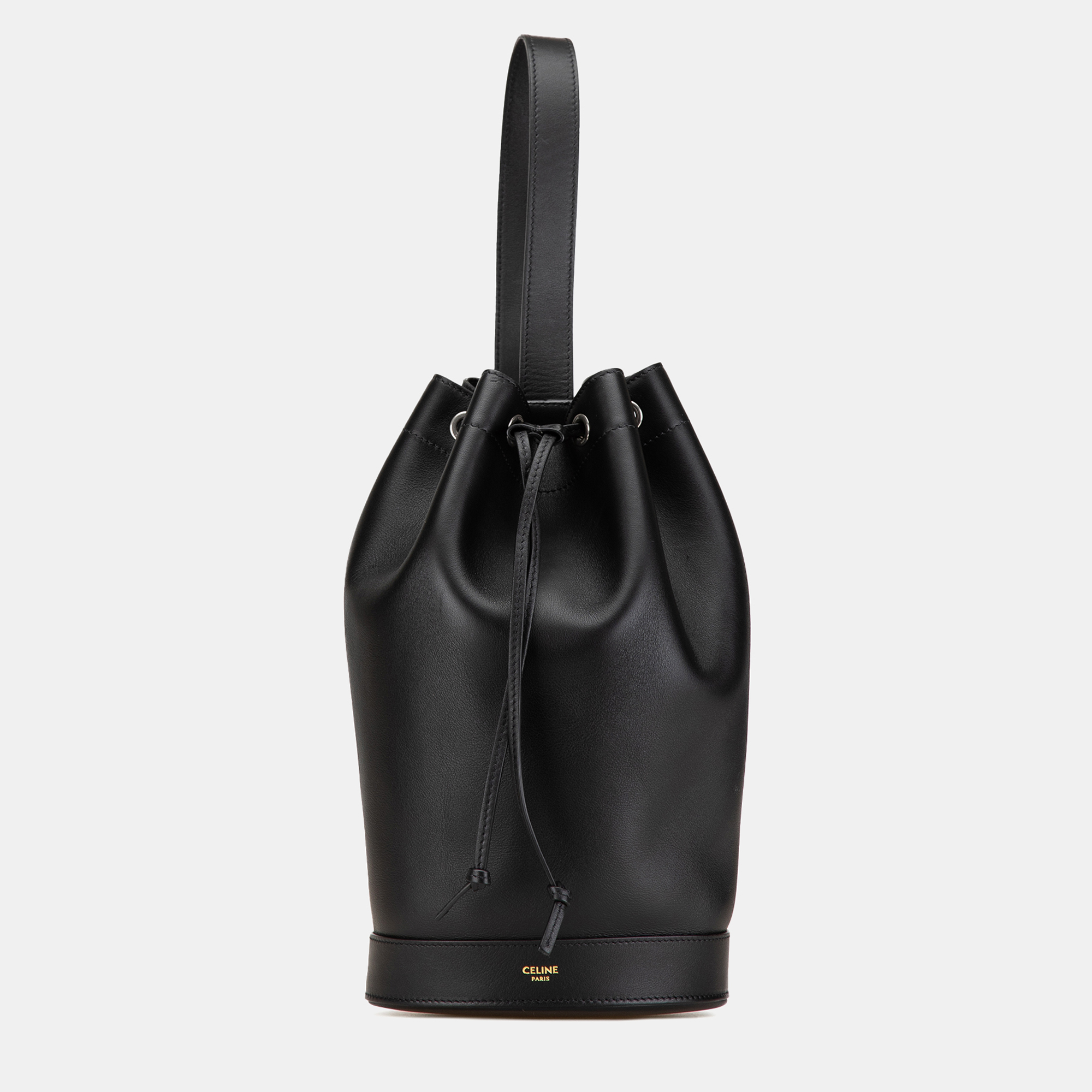 

Celine Medium Calfskin Sailor Sling Backpack, Black