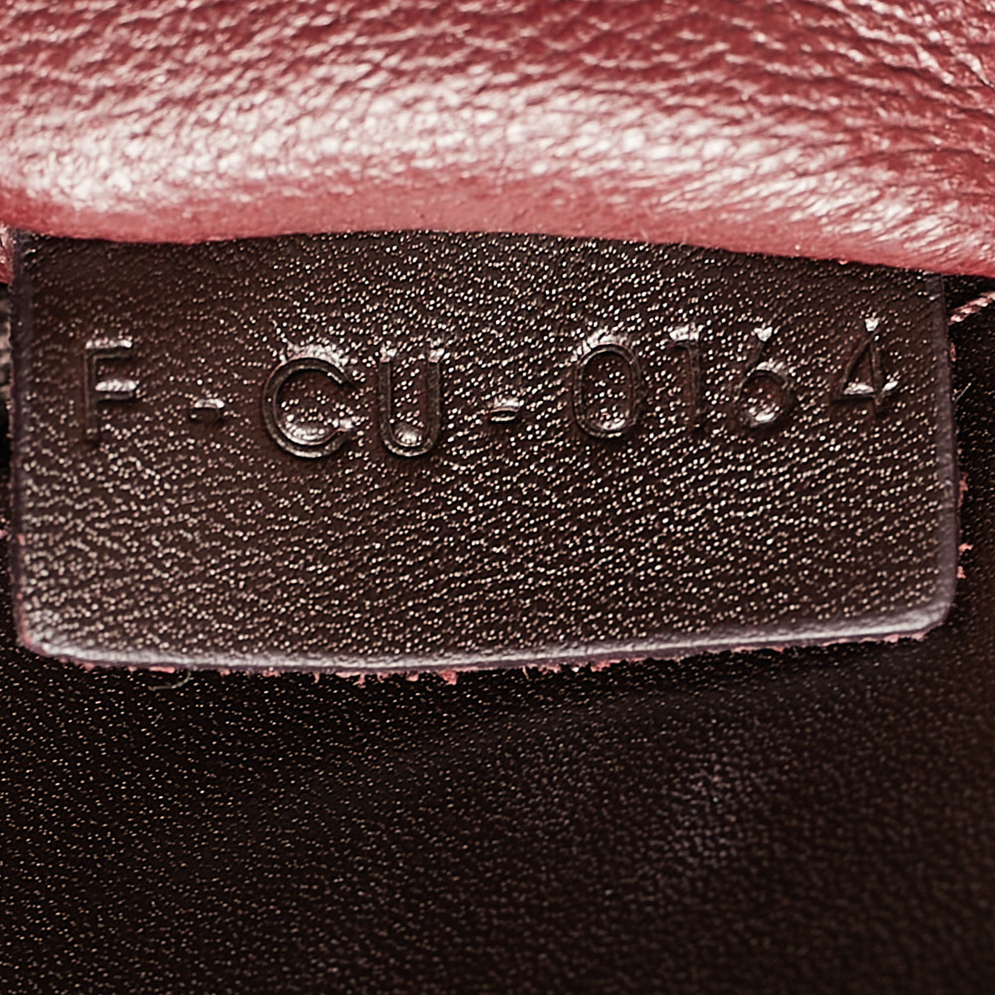 Celine Tricolor Leather Mini Luggage Tote 