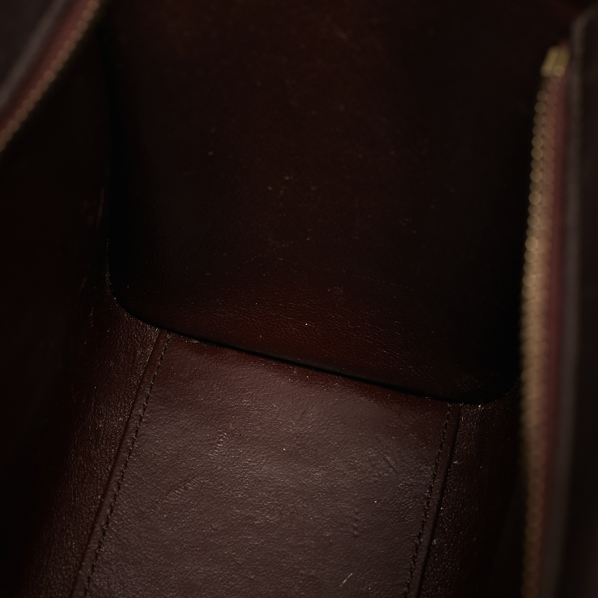 Celine Tricolor Leather Nano Luggage Tote 