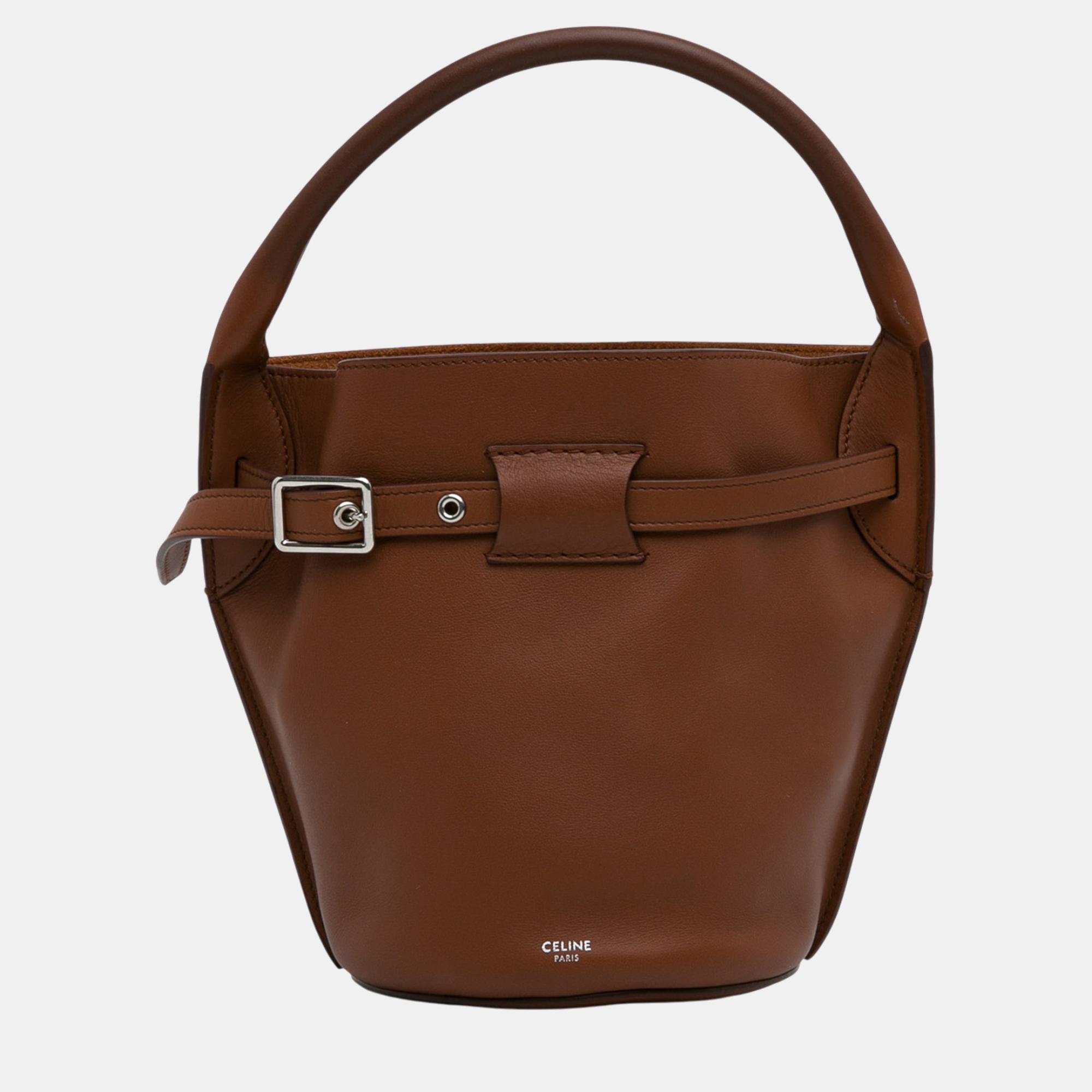 

Celine Brown Nano Big Bucket Bag