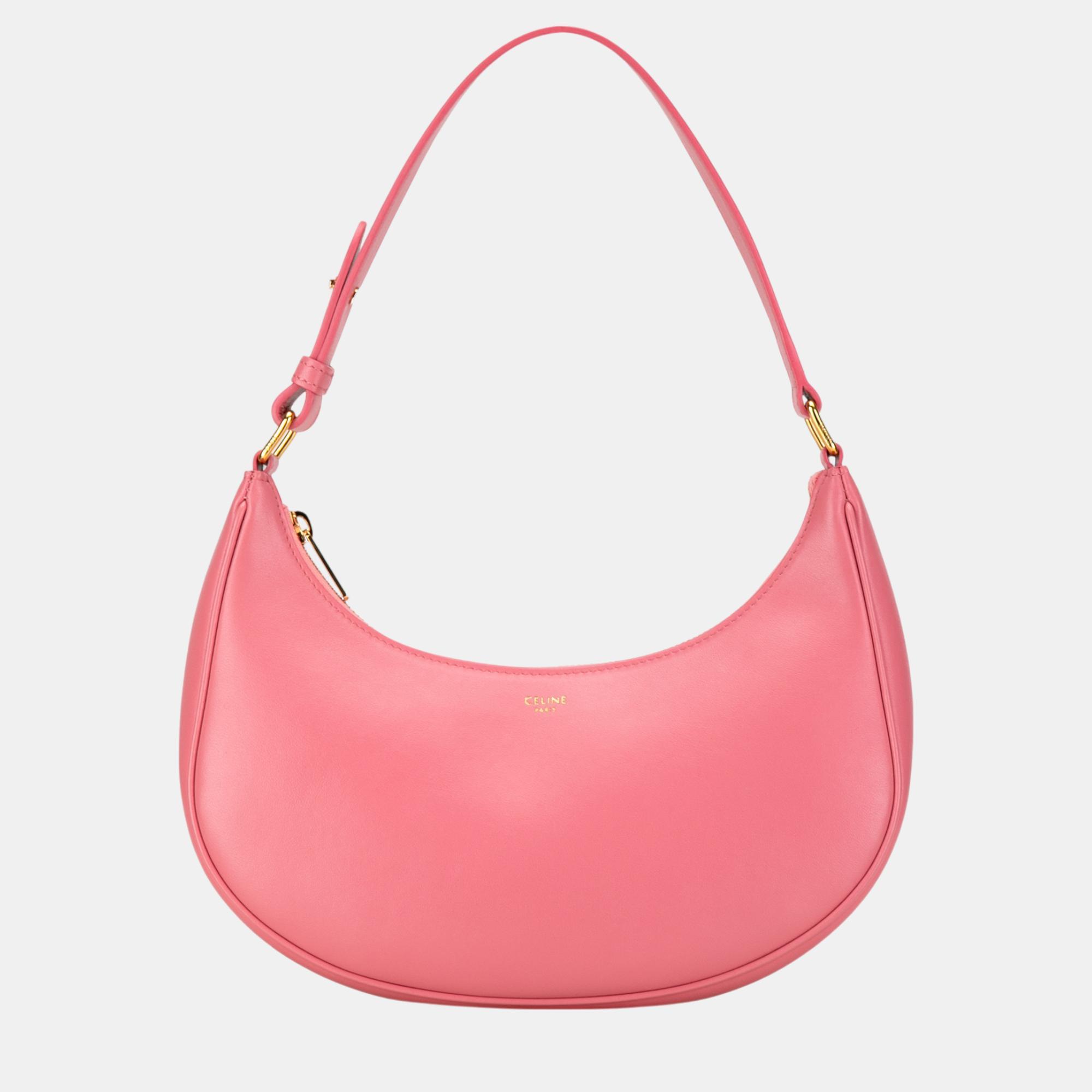 

Celine Pink Leather Ava Shoulder Bag