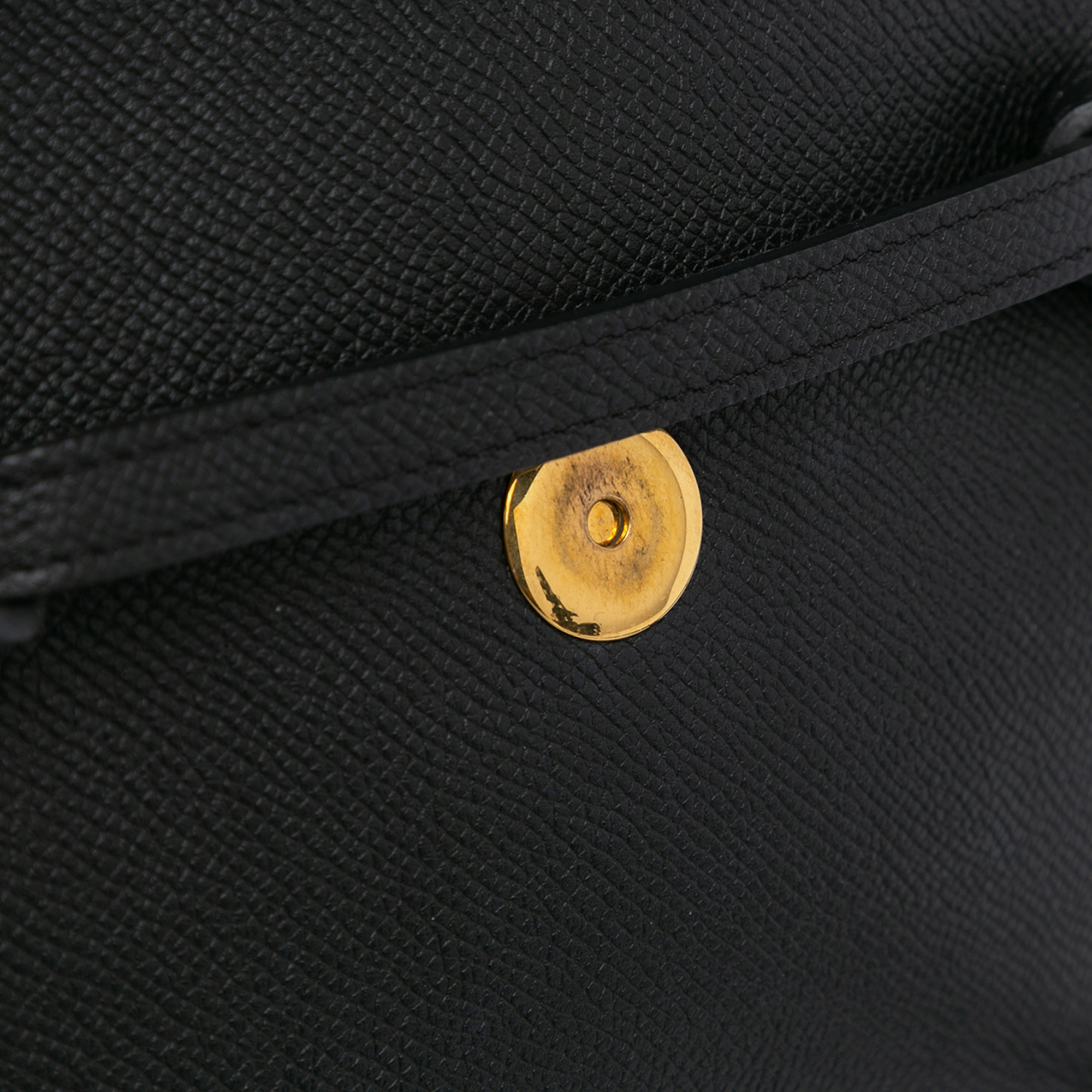 Celine Black Nano Grained Calfskin Belt Bag 