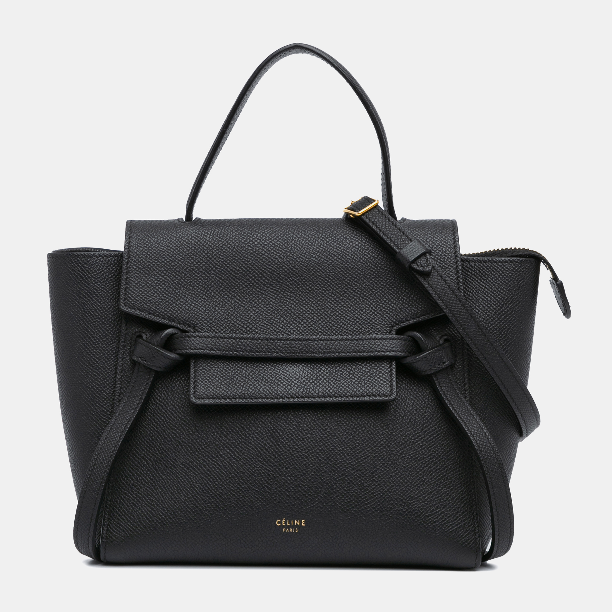 

Celine Black Nano Grained Calfskin Belt Bag