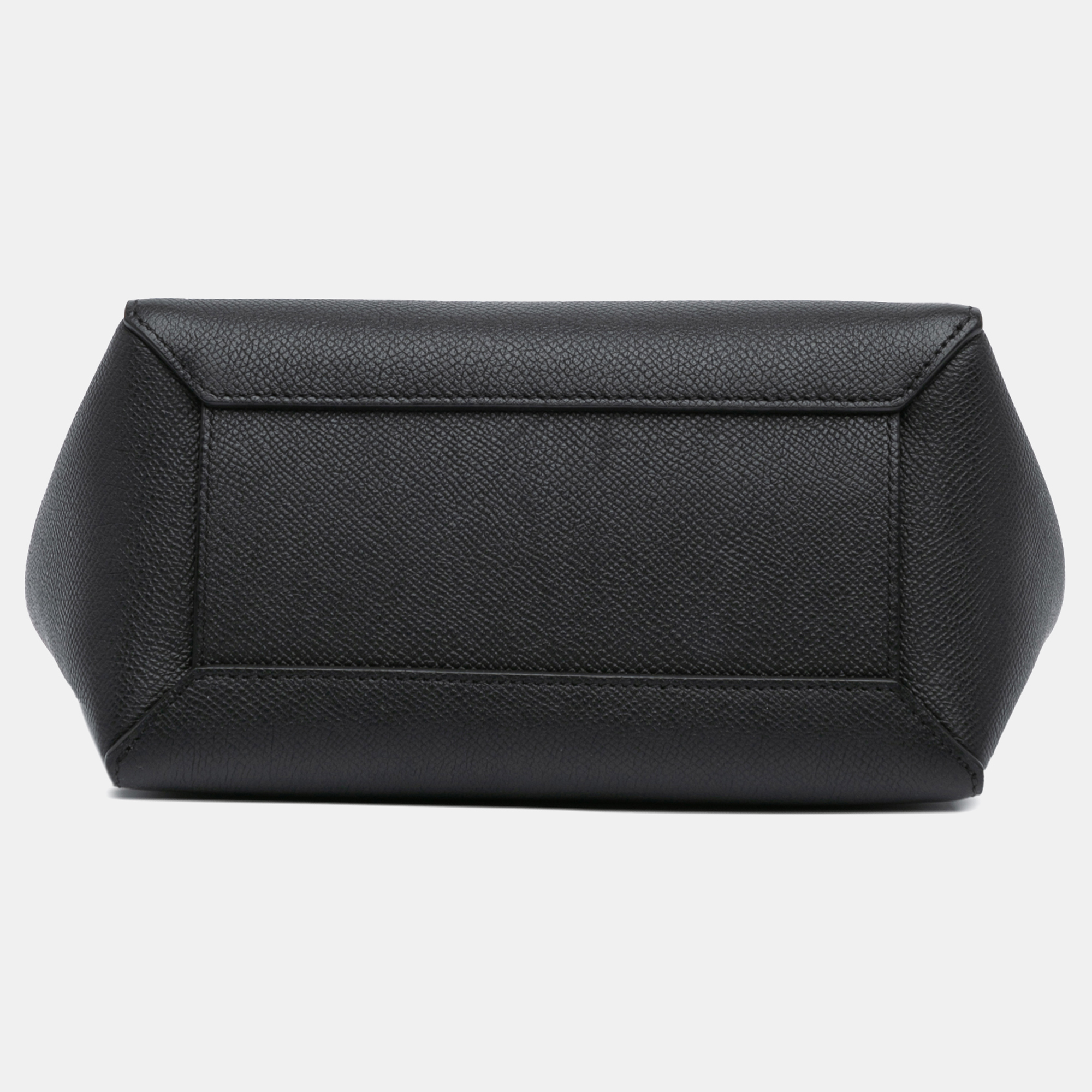 Celine Black Nano Grained Calfskin Belt Bag 