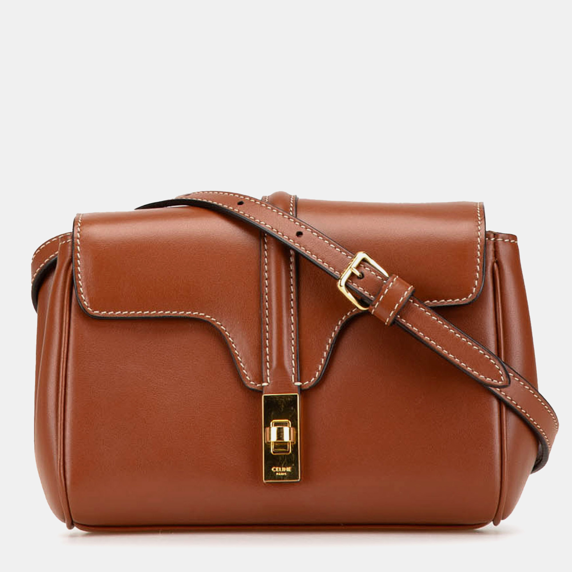 

Celine Brown Mini Smooth Calfskin Soft 16 Crossbody