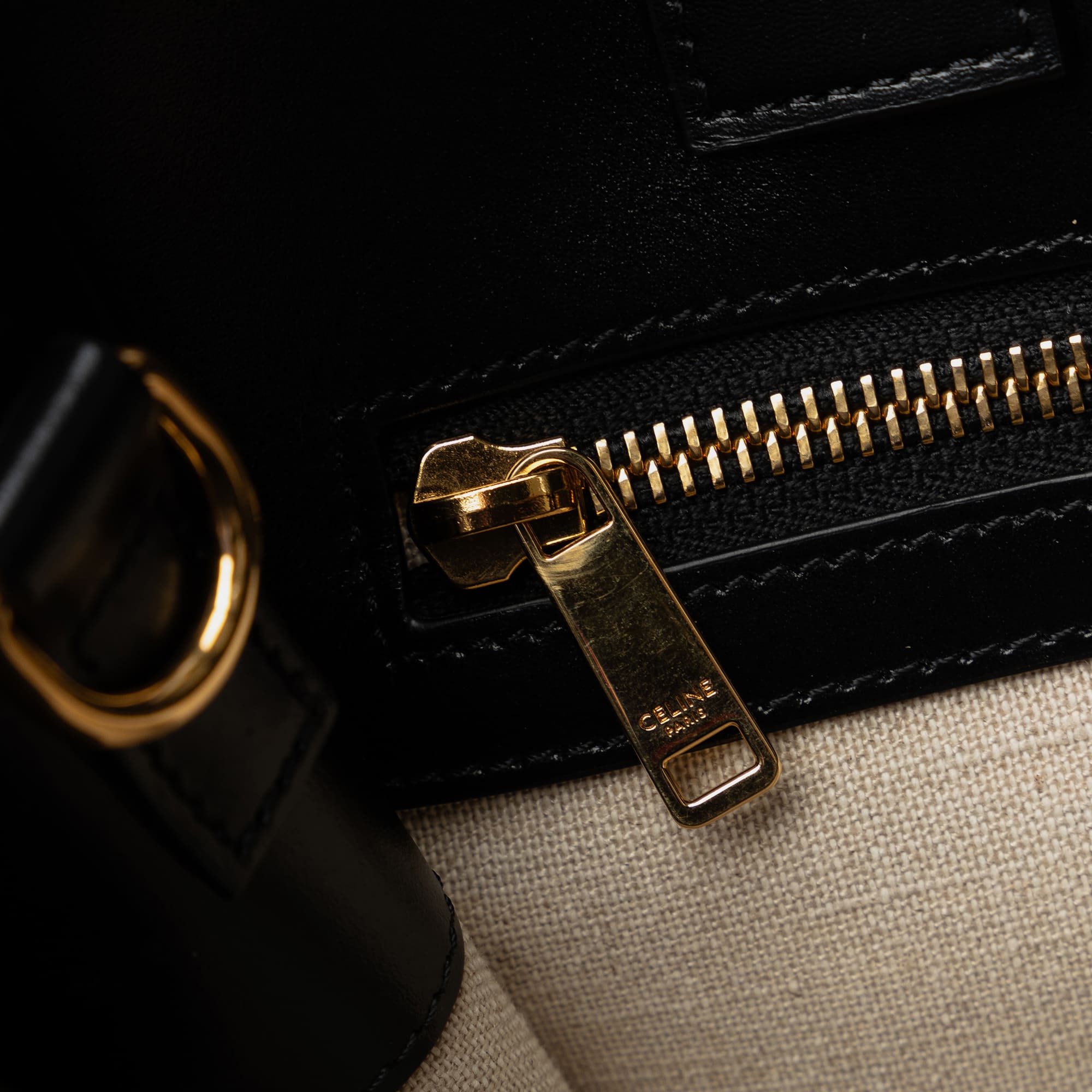 Celine Brown Small Vertical Cabas Satchel Bag 
