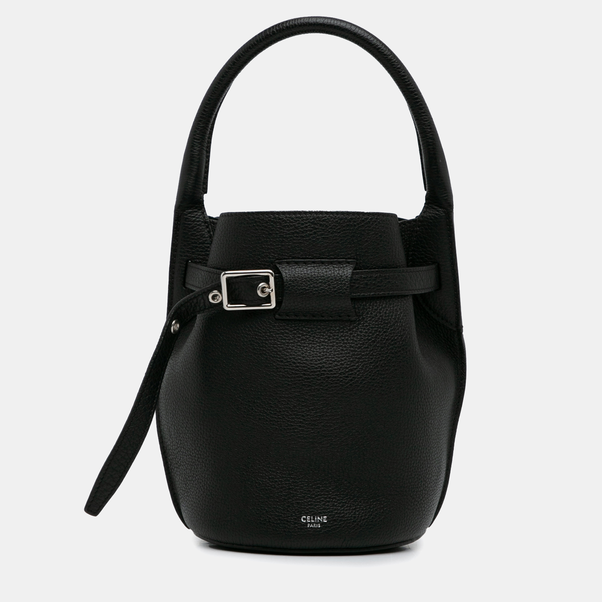 

Celine Black Leather Nano Big Bucket Bag