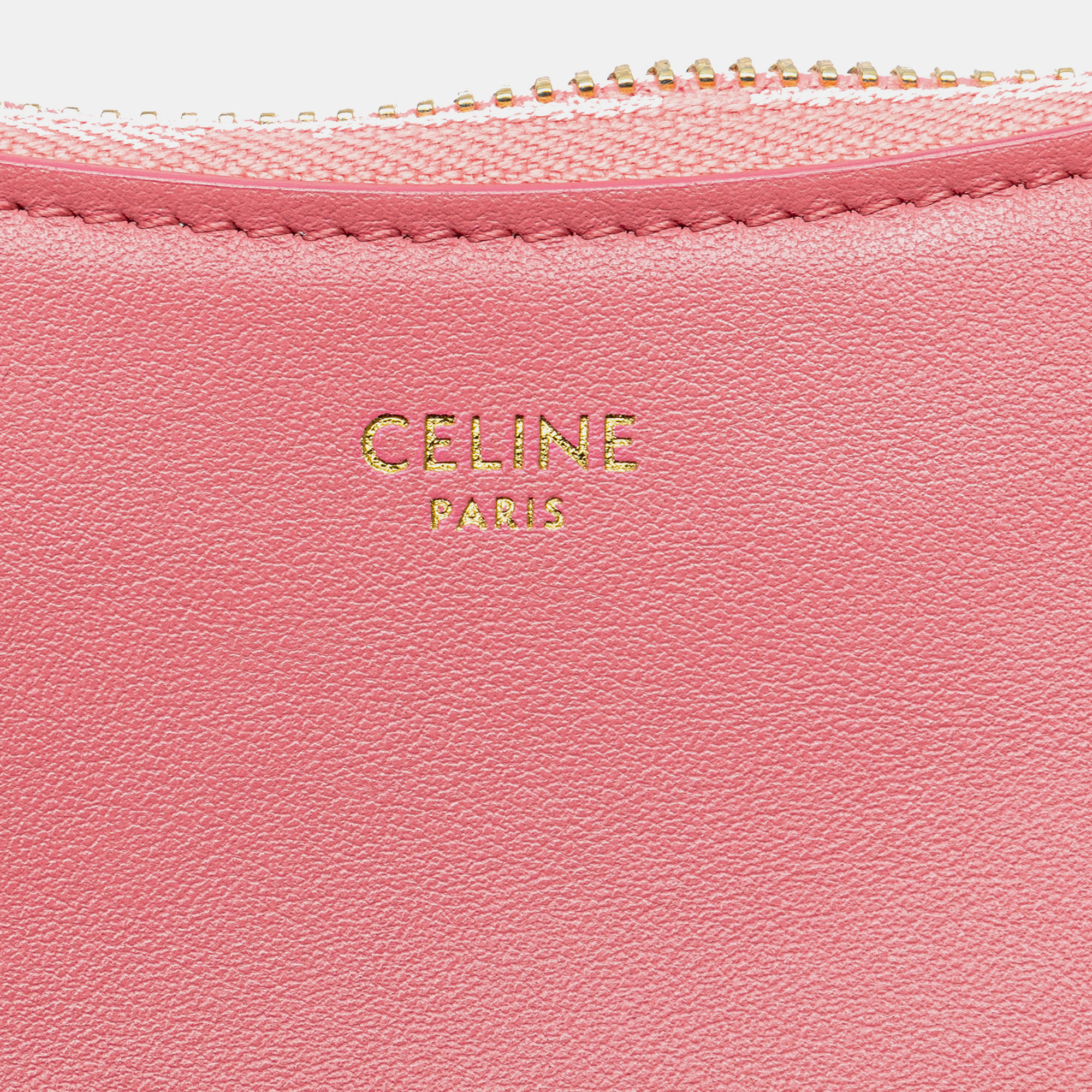 Celine Pink Leather Ava Shoulder Bag 