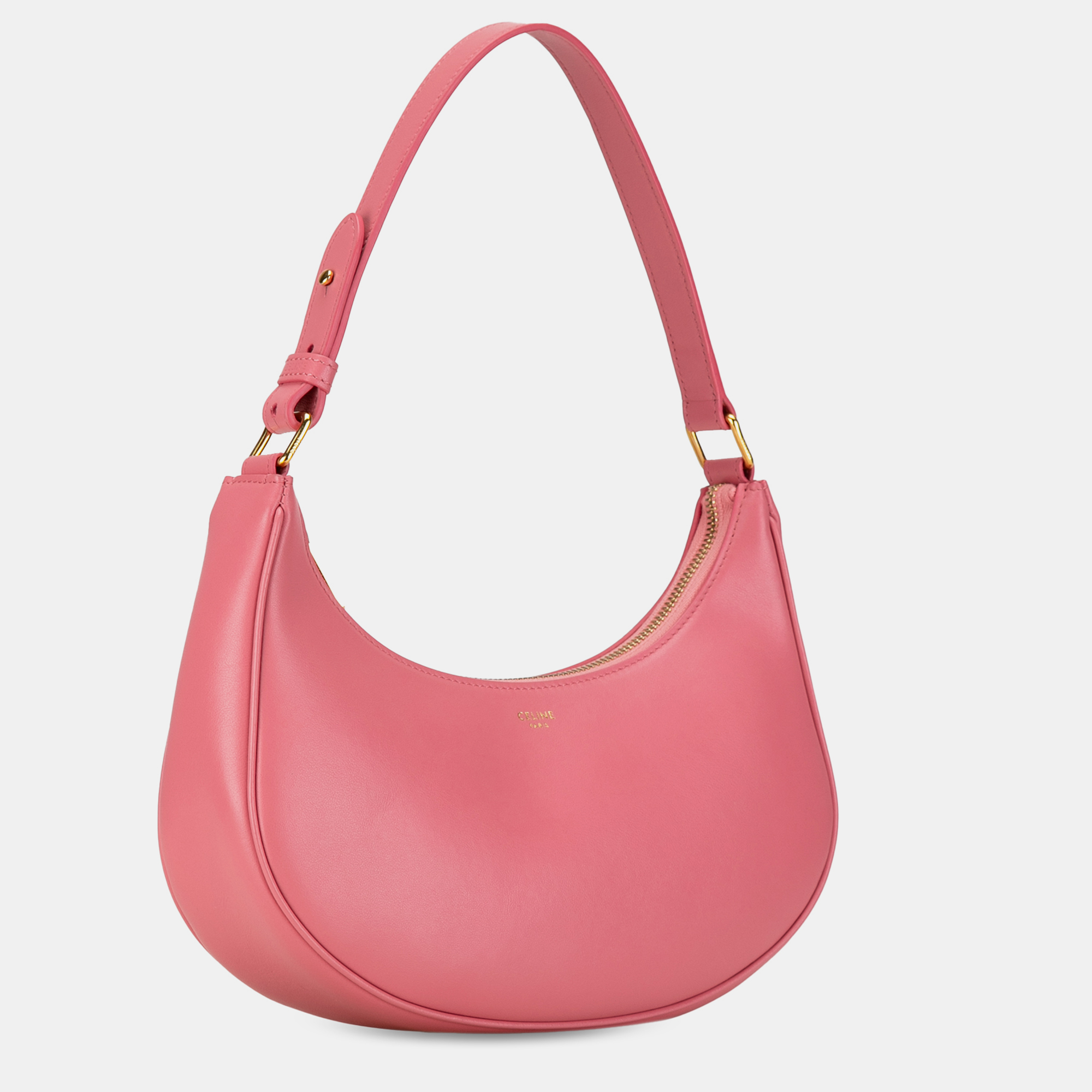Celine Pink Leather Ava Shoulder Bag 