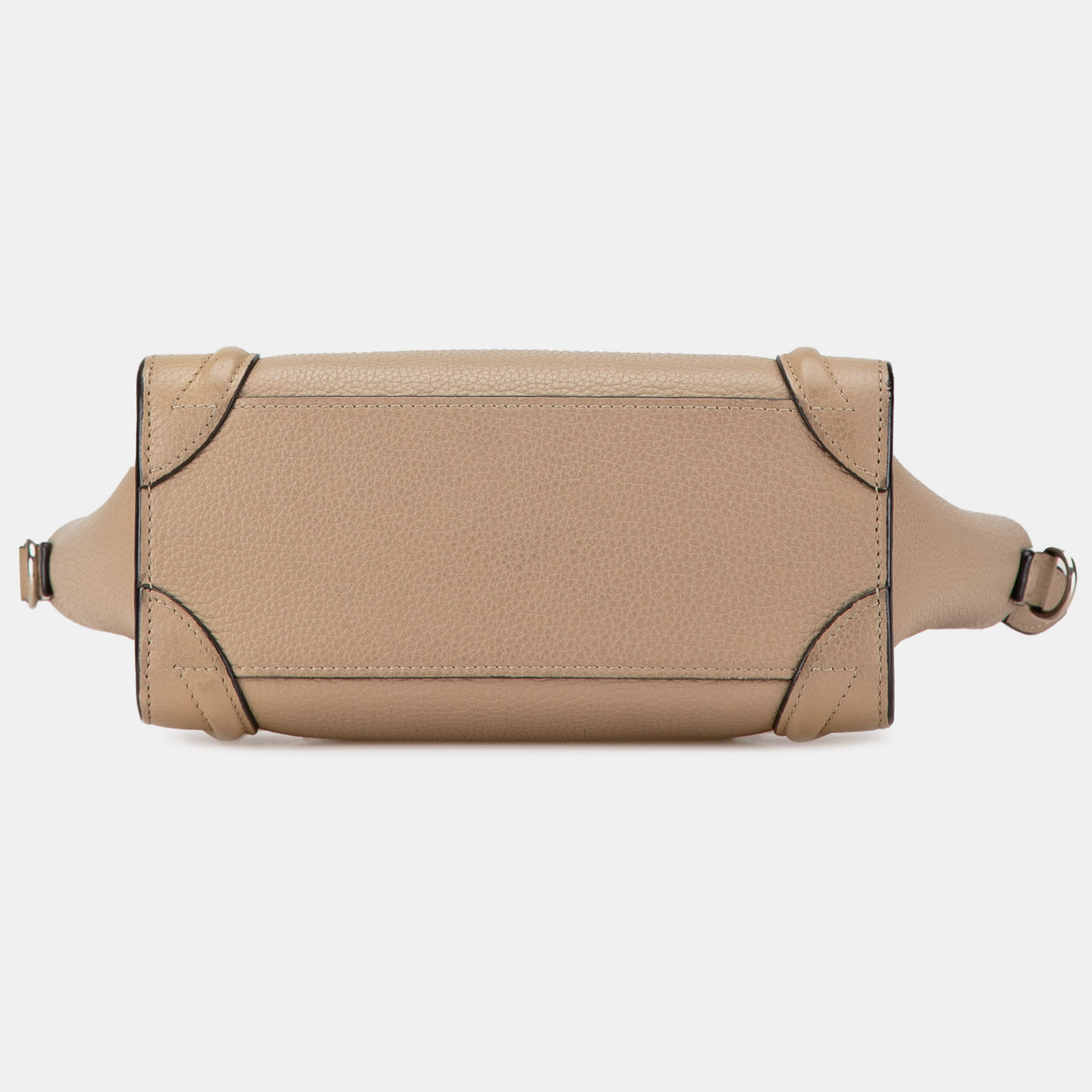Celine Brown Nano Leather Luggage Tote 