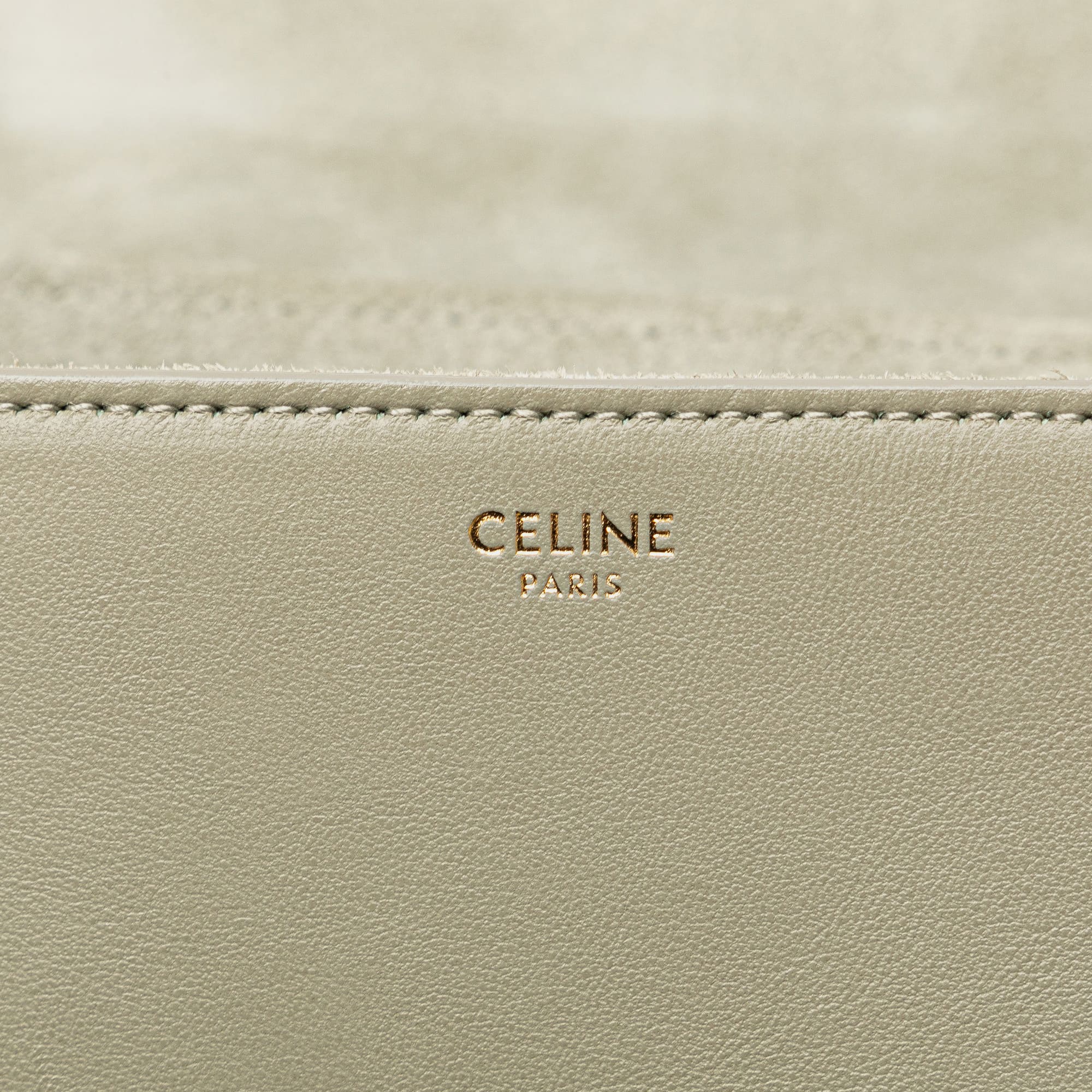 Celine Grey Teen Smooth Calfskin Soft 16 Crossbody 