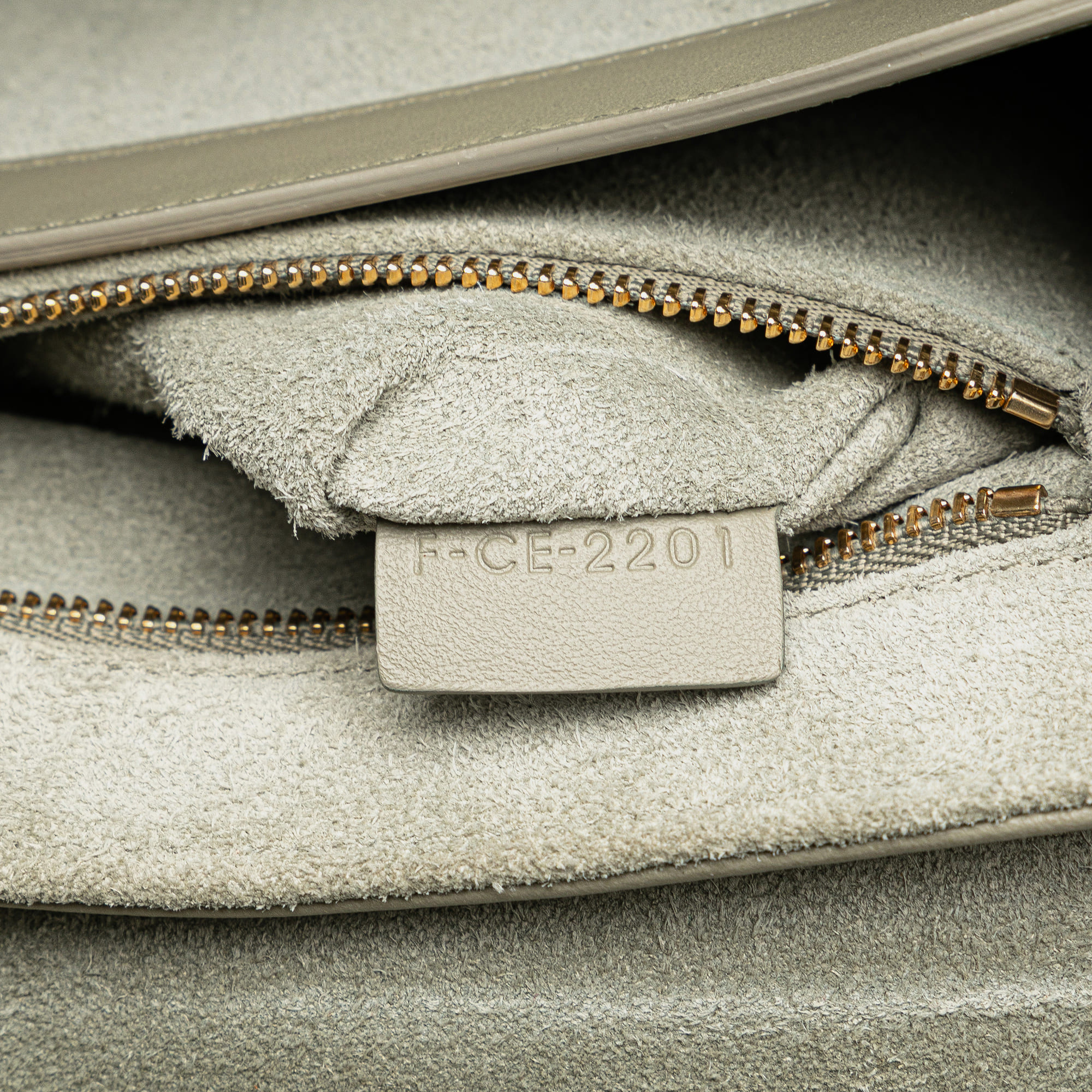 Celine Grey Teen Smooth Calfskin Soft 16 Crossbody 