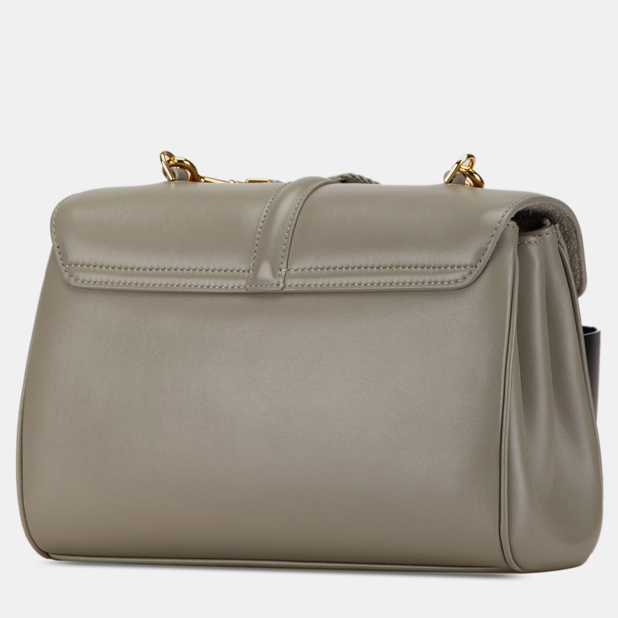 Celine Grey Teen Smooth Calfskin Soft 16 Crossbody 
