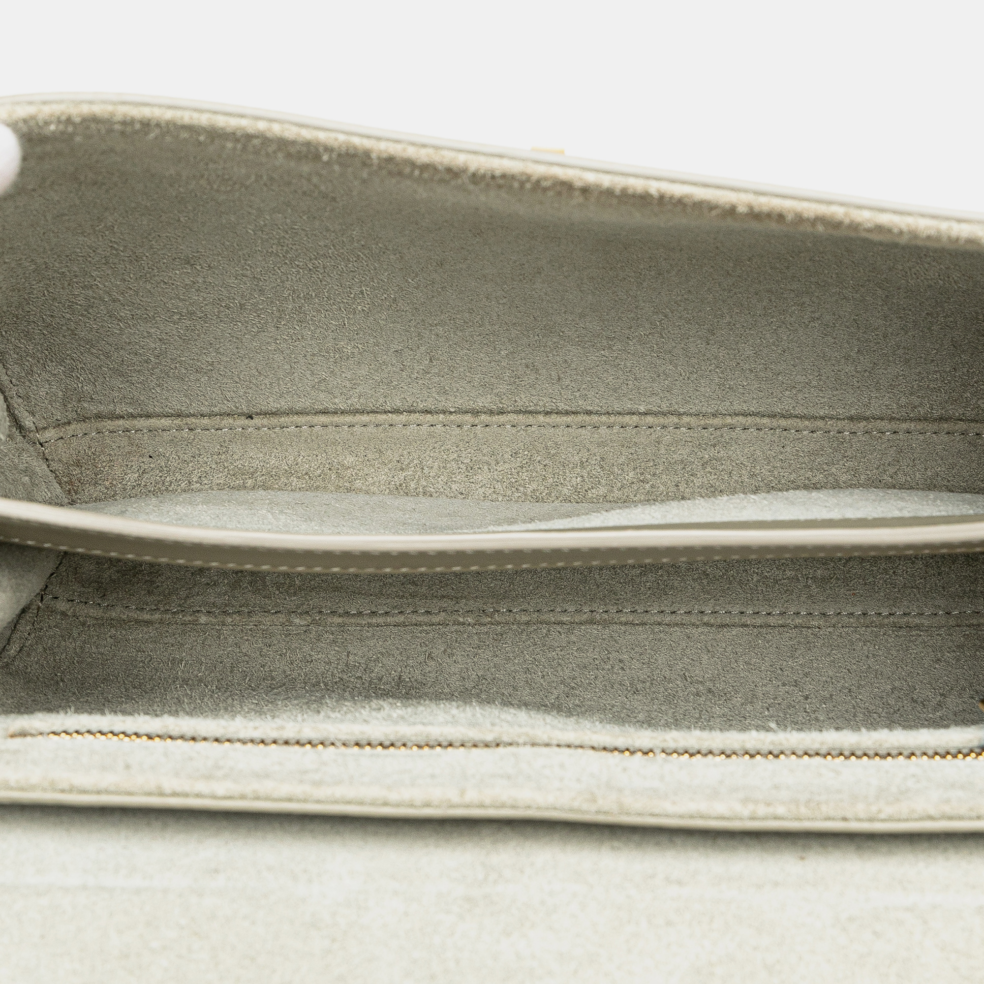Celine Grey Teen Smooth Calfskin Soft 16 Crossbody 