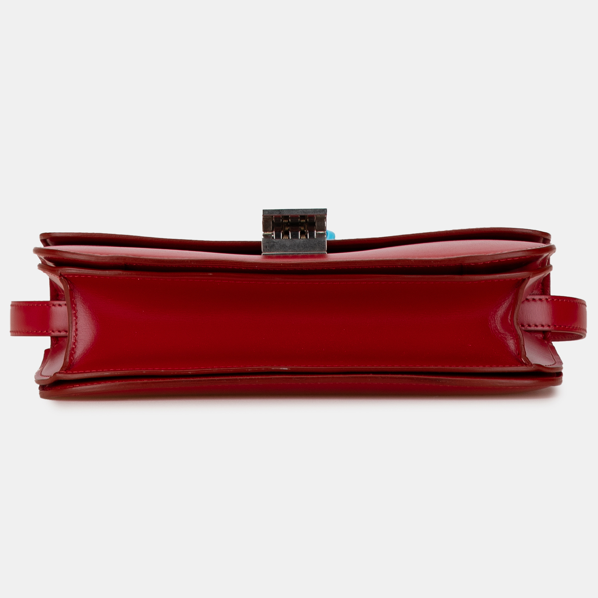 Celine Red Medium Calfskin Classic Box 