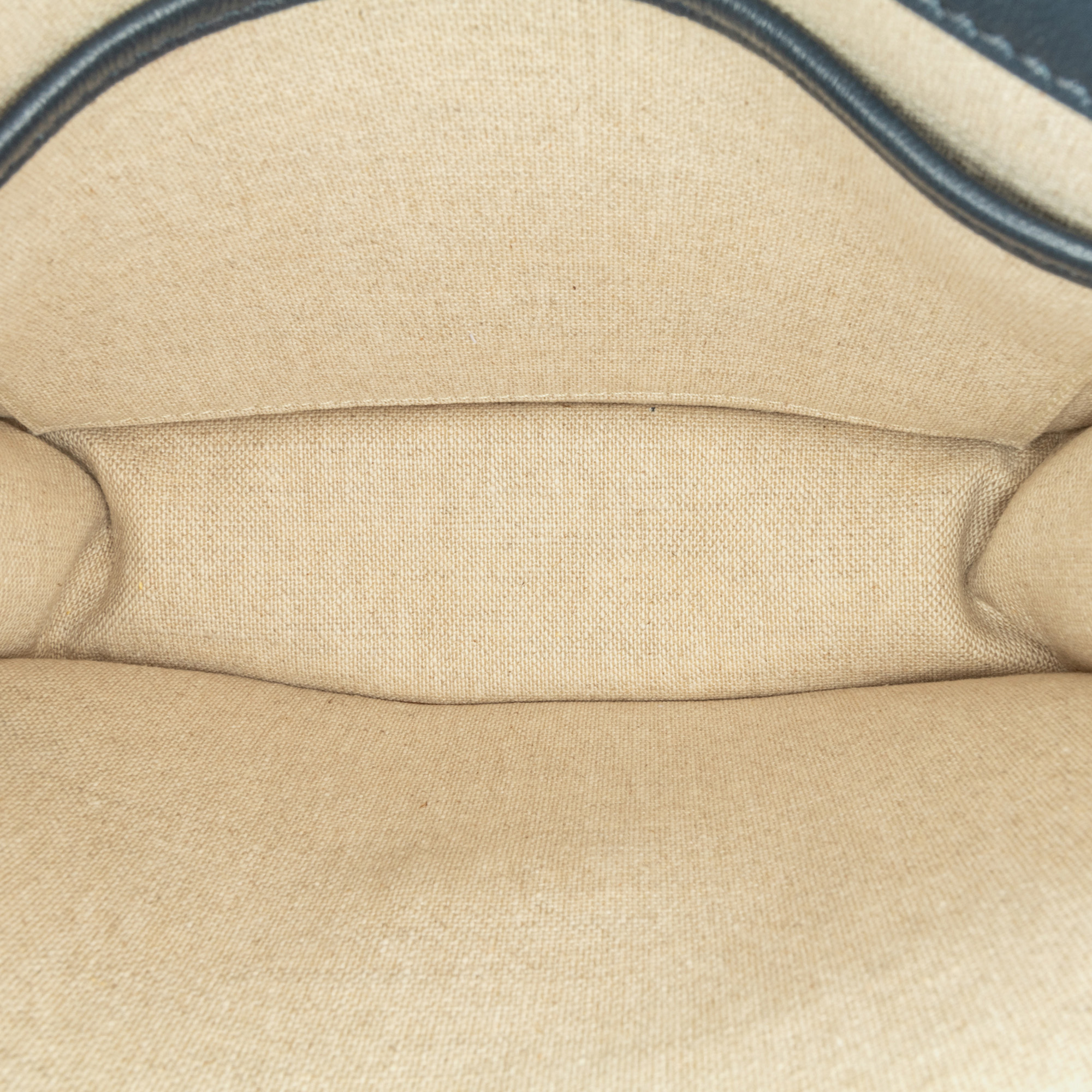 Celine Brown Canvas Sulky Clutch With Chain 