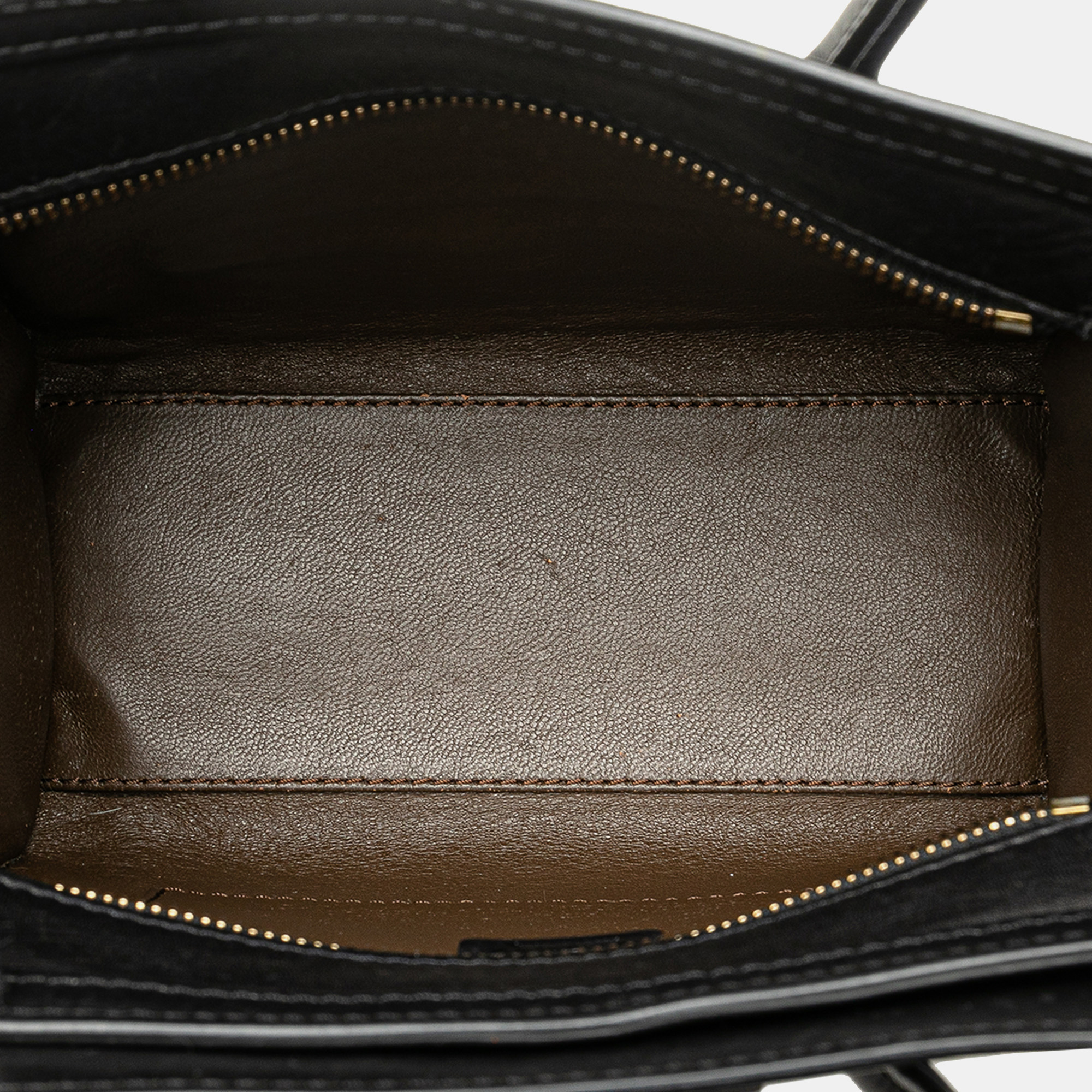 Celine Multicolor Nano Tricolor Leather Luggage Tote 