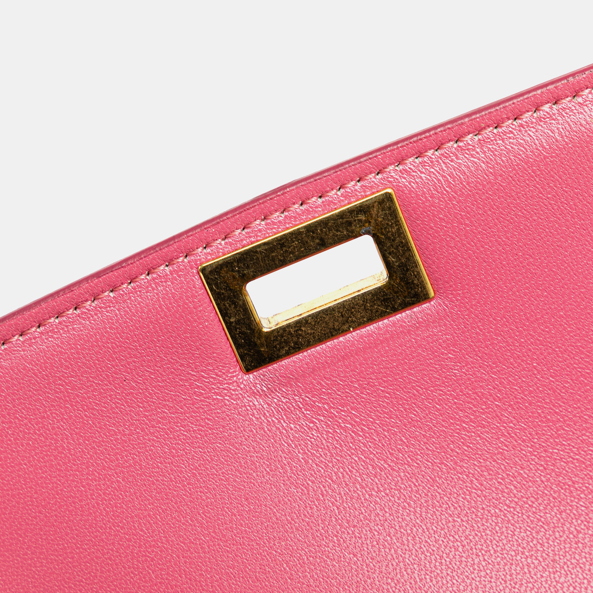 Celine Pink Medium Calfskin Classic Box 
