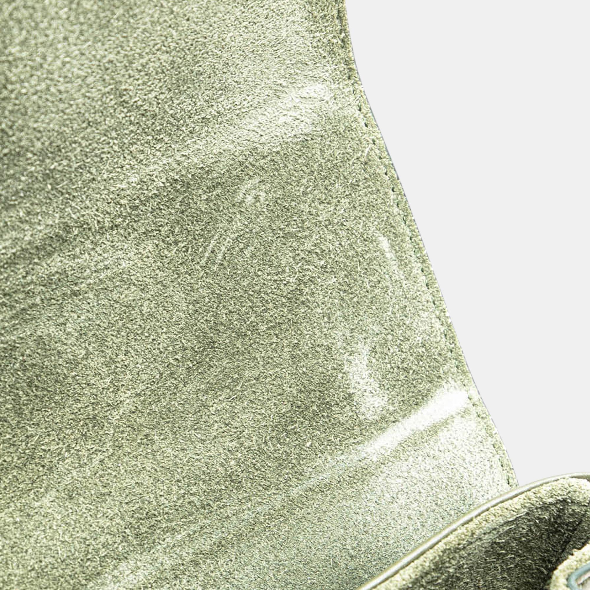 Celine Green Medium Leather Soft 16 Shoulder Bag 