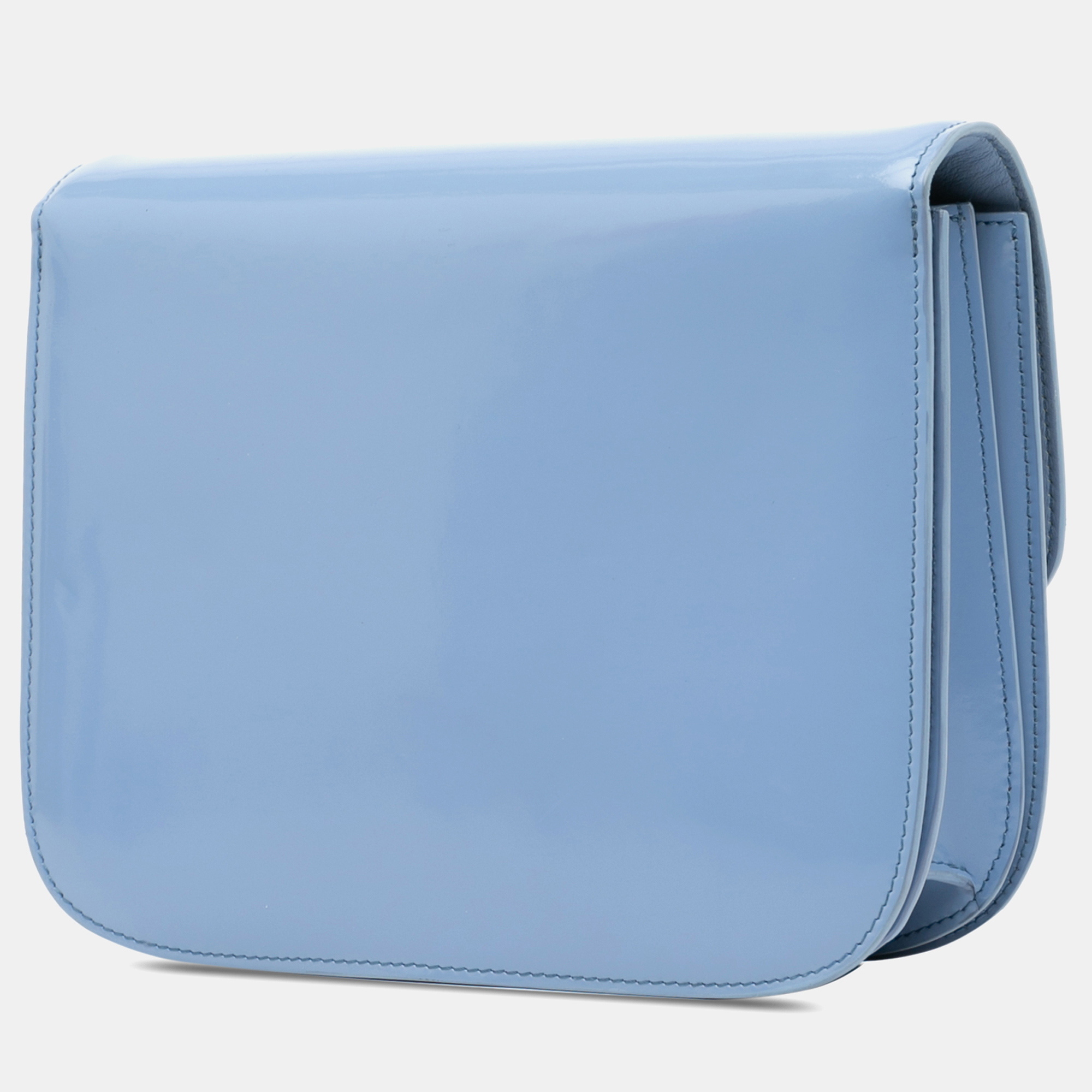 Celine Blue Medium Calfskin Classic Box 