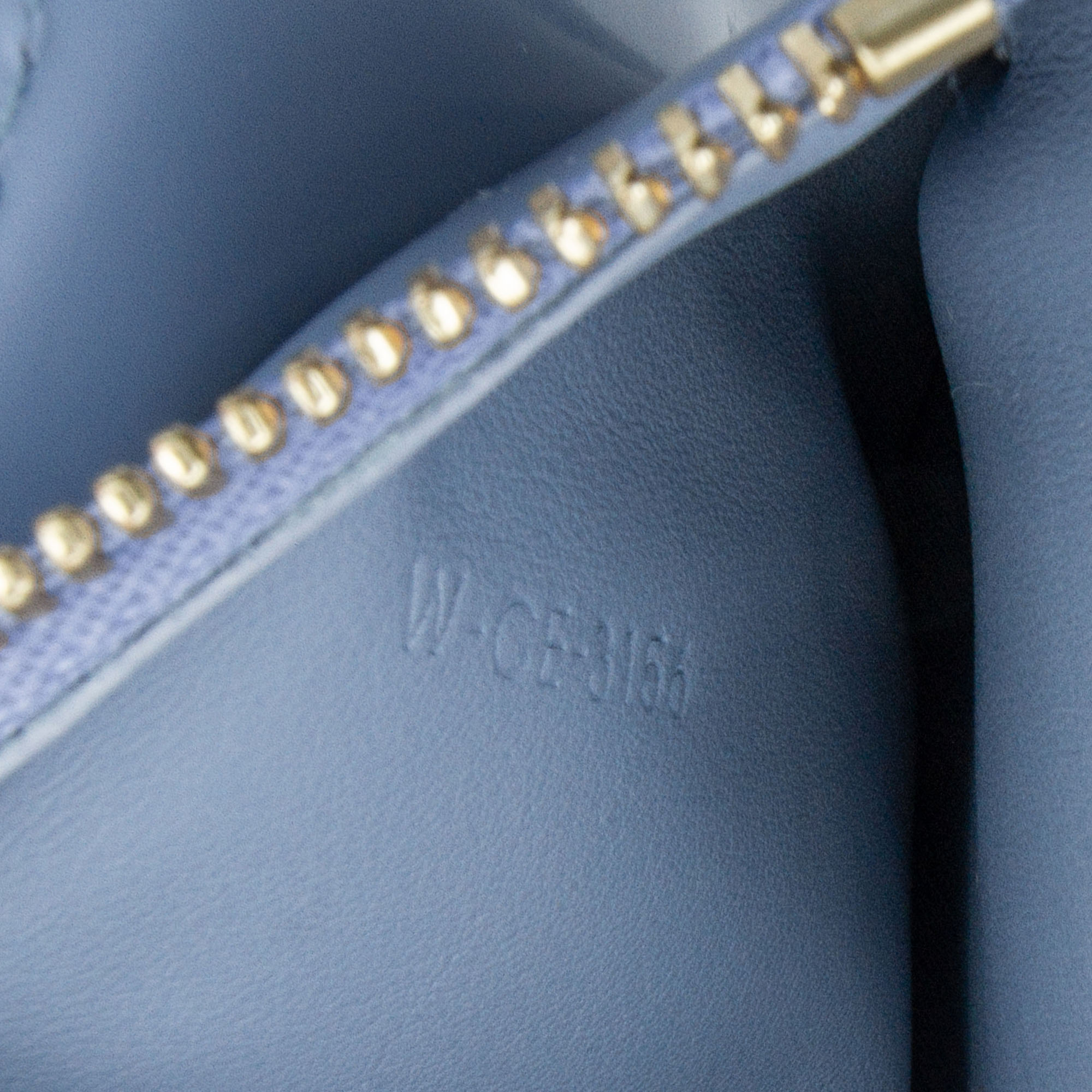Celine Blue Medium Calfskin Classic Box 