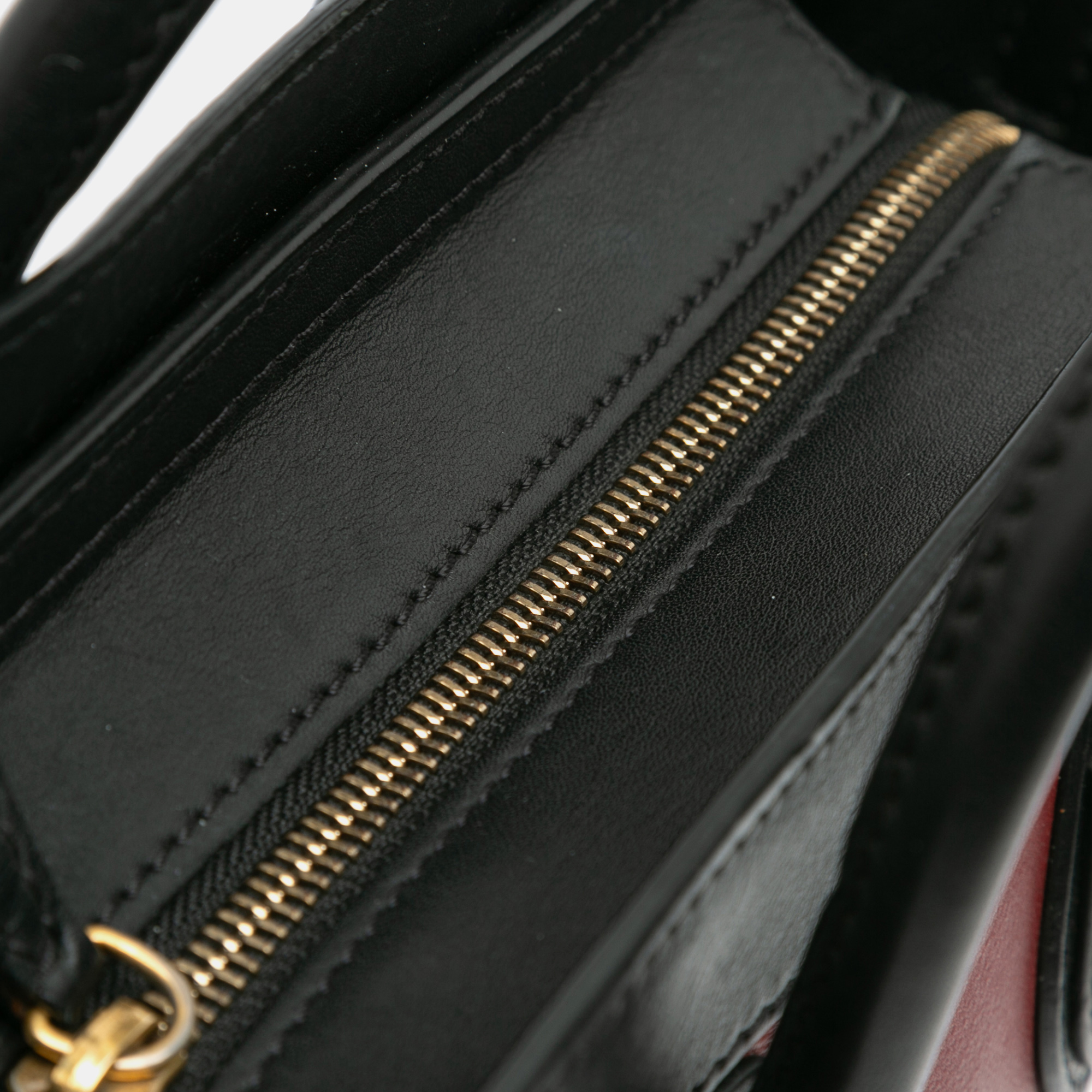 Celine Multicolor Nano Tricolor Luggage Tote 