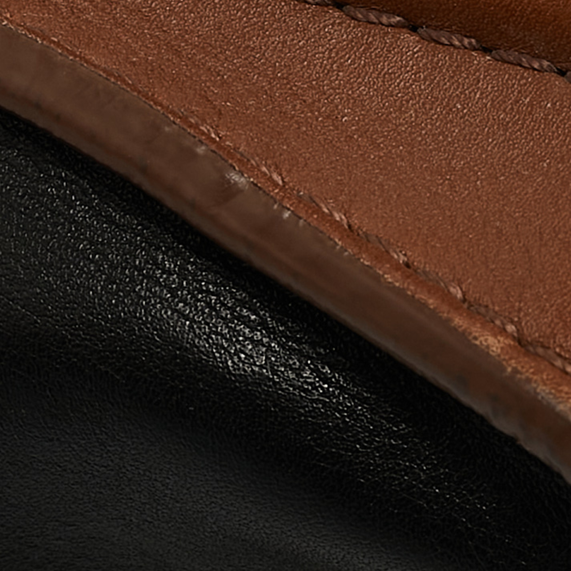 Celine Tricolor Leather Nano Luggage Tote 