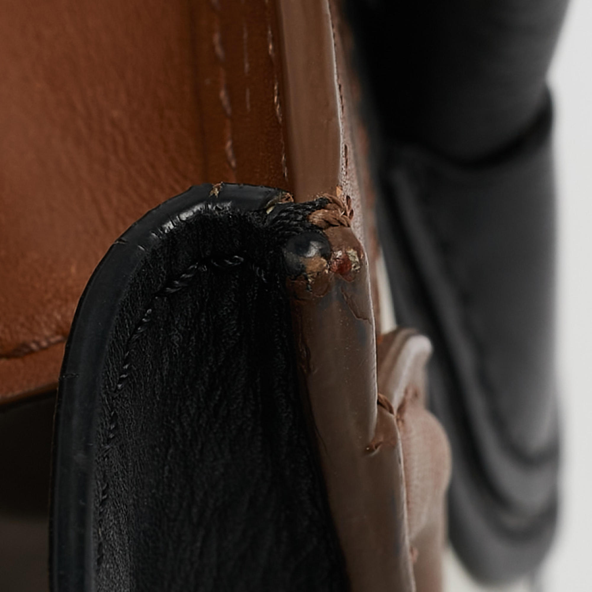 Celine Tricolor Leather Nano Luggage Tote 