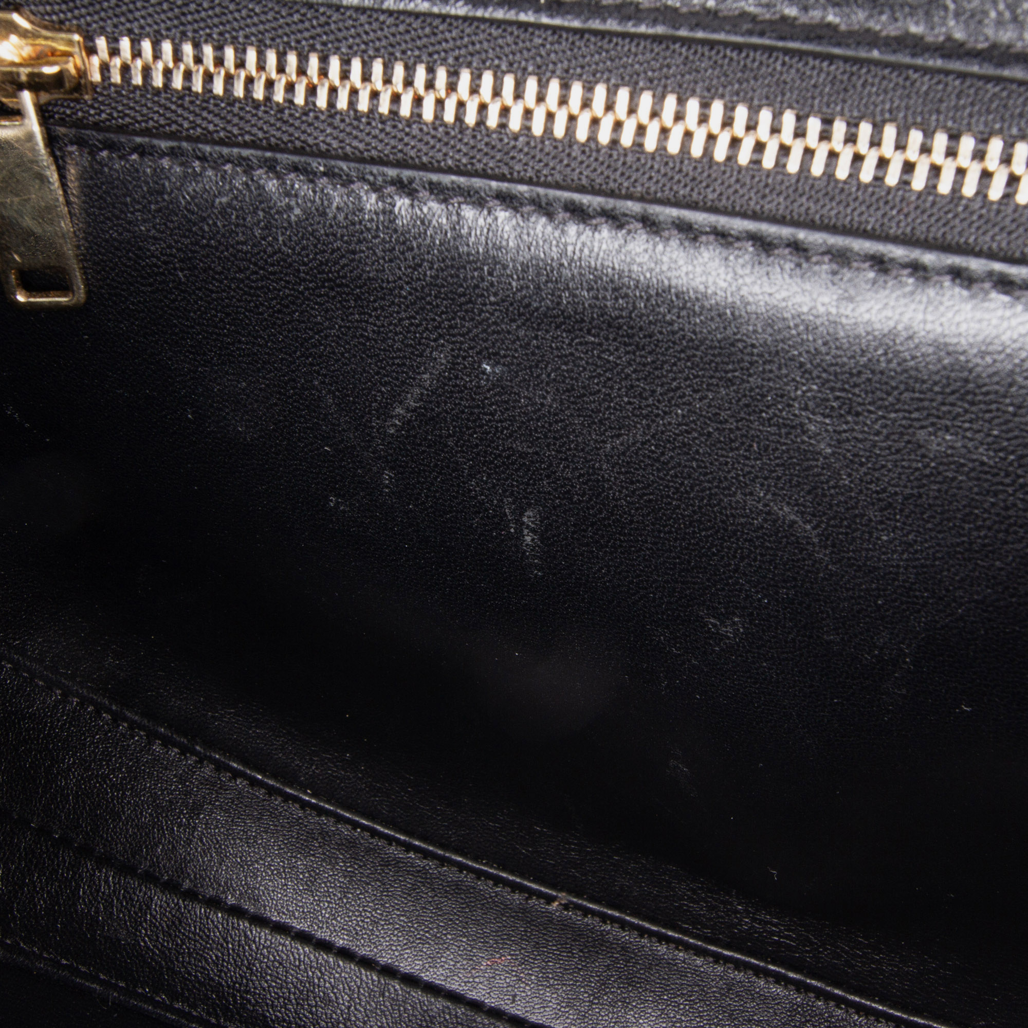Celine Black Medium Leather Besace 16 Crossbody 