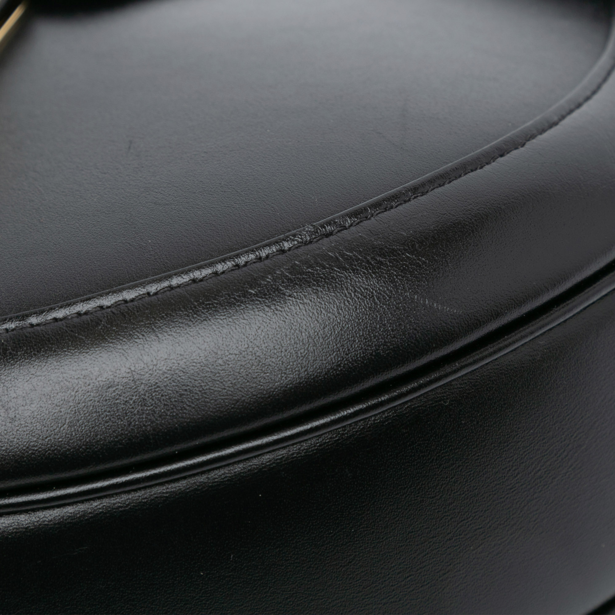 Celine Black Medium Leather Besace 16 Crossbody 