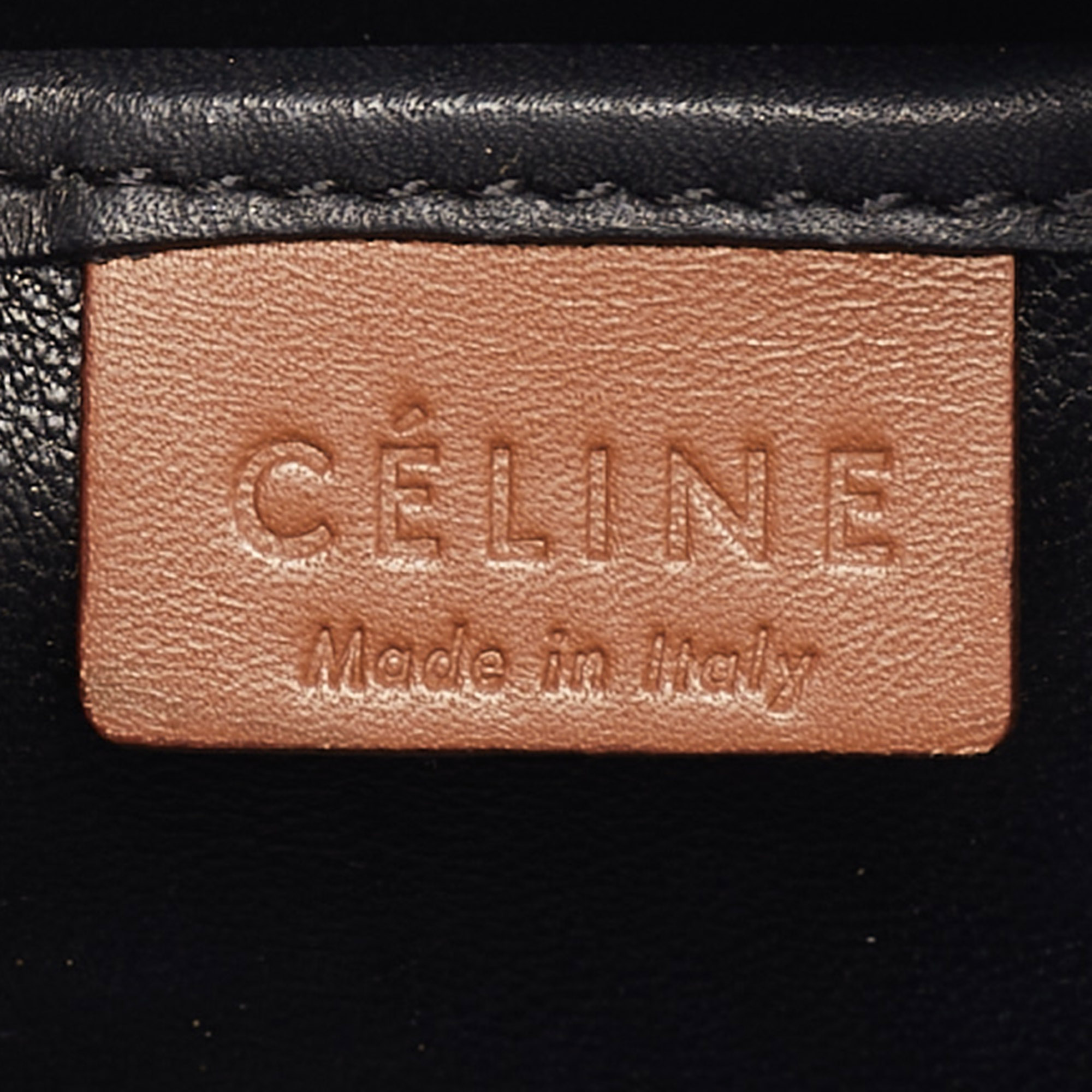 Celine Multicolor Leather and Fabric Nano Luggage Tote 
