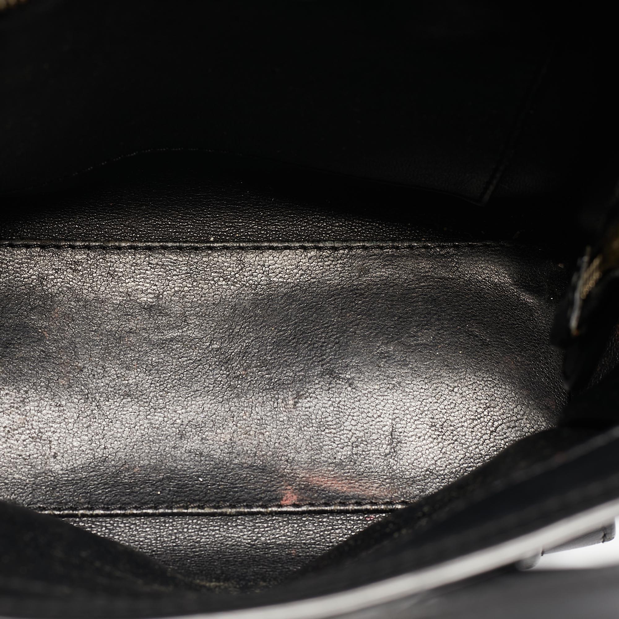 Celine Tricolor Leather Nano Luggage Tote 