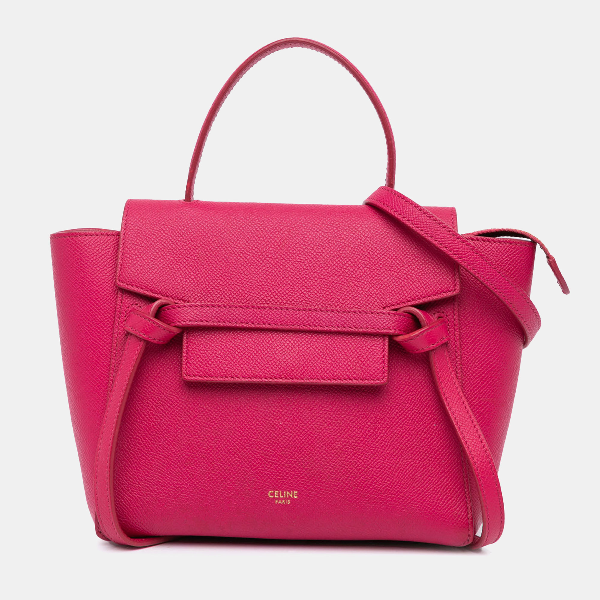 

Celine Pink Nano Grained Calfskin Belt Bag