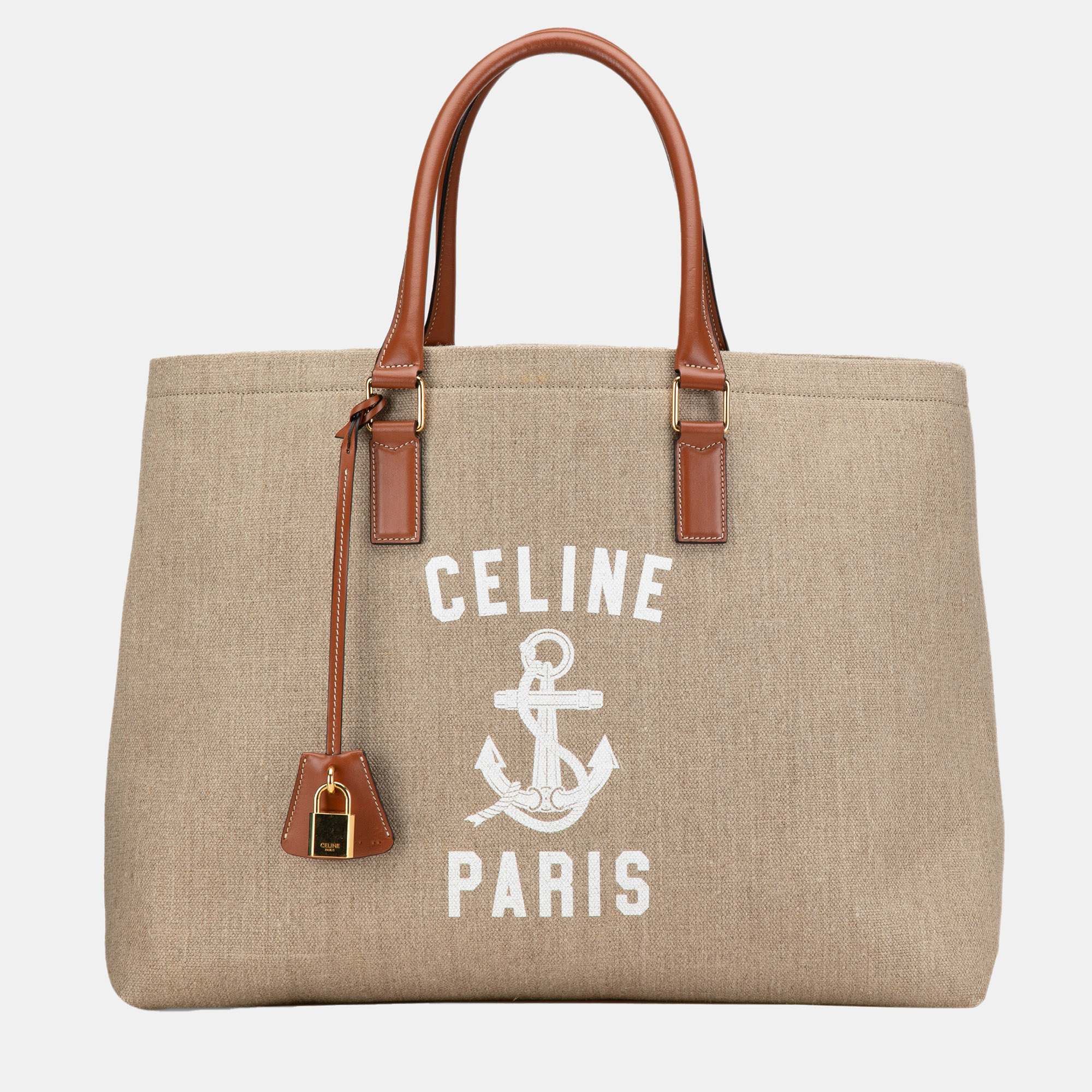 

Celine Brown Paris Horizontal Cabas Tote