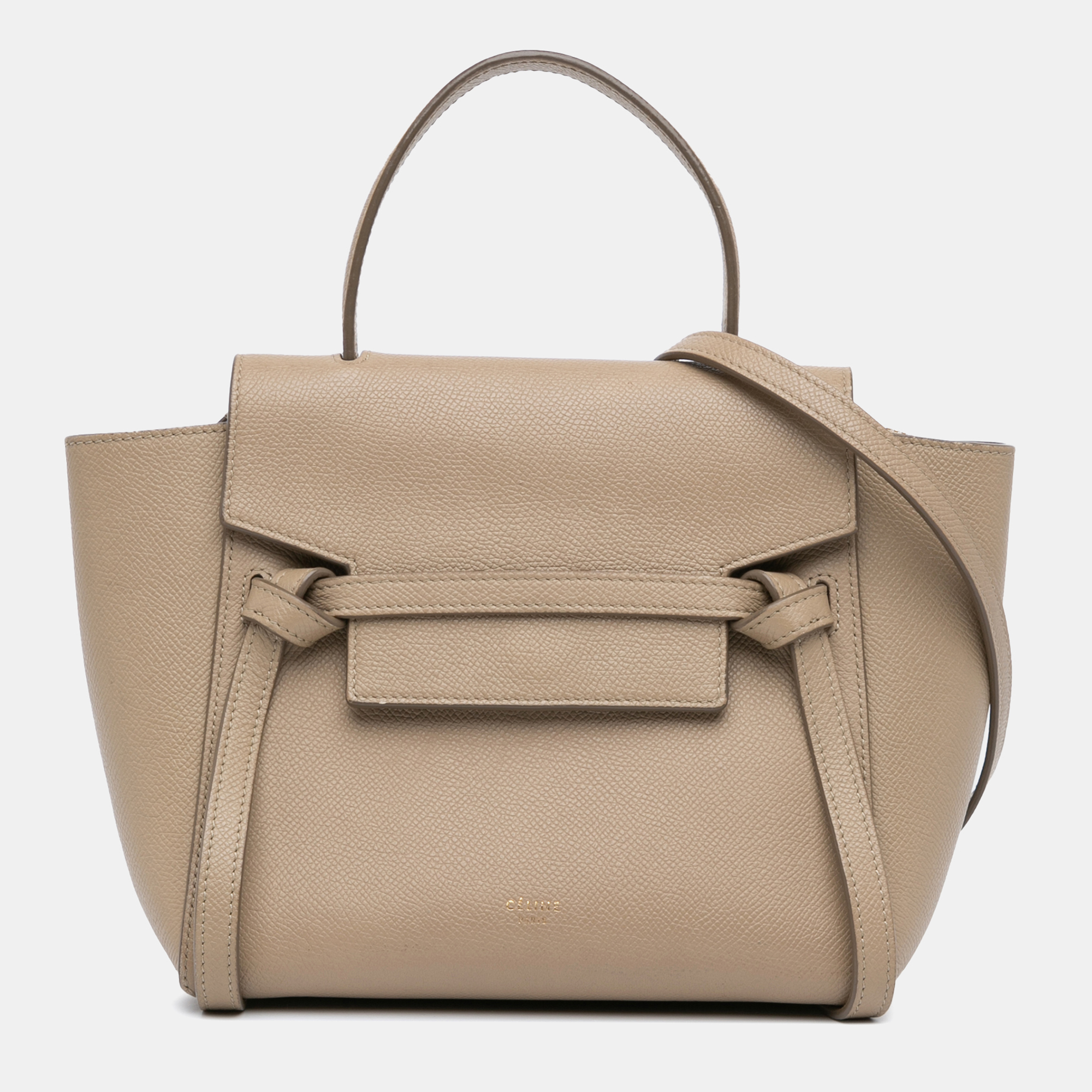 

Celine Beige Nano Grained Calfskin Belt Bag