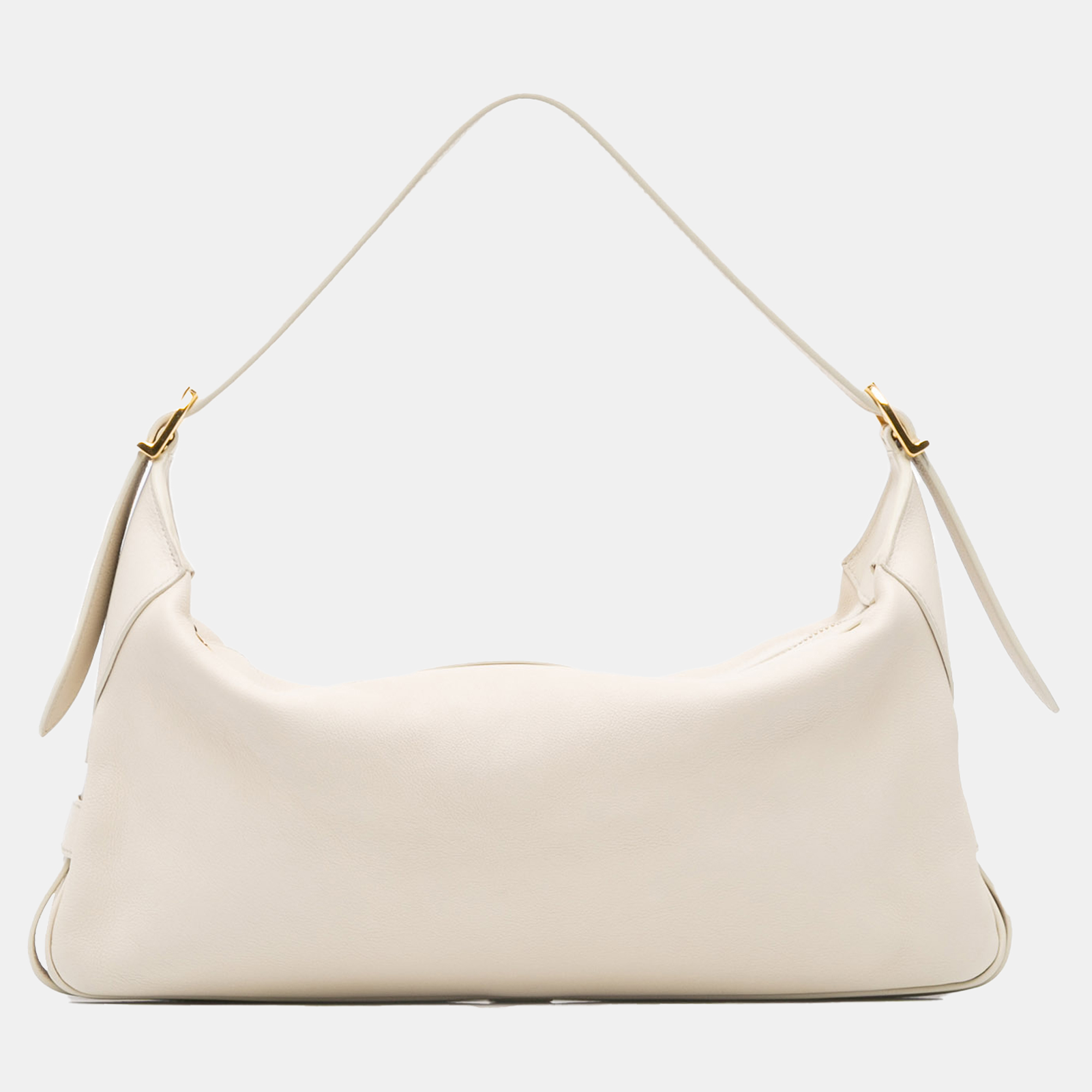 

Celine White Medium Calfskin Romy Shoulder Bag